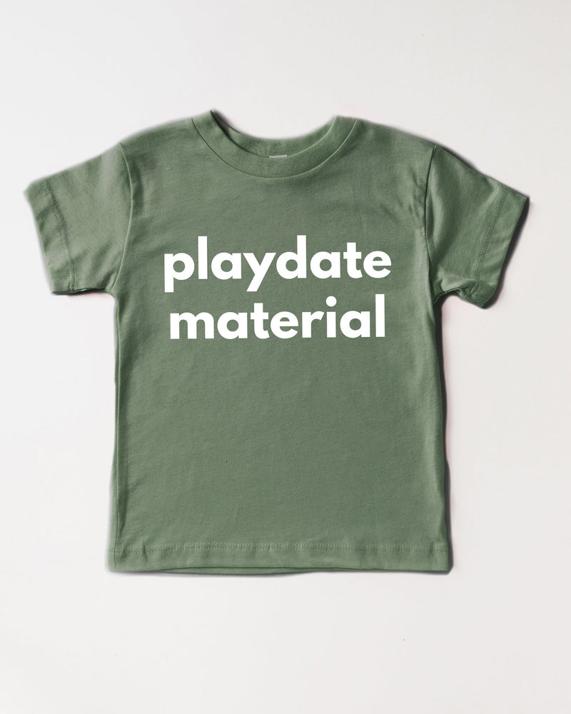 Playdate Material Organic Cotton Baby And Toddler Tee