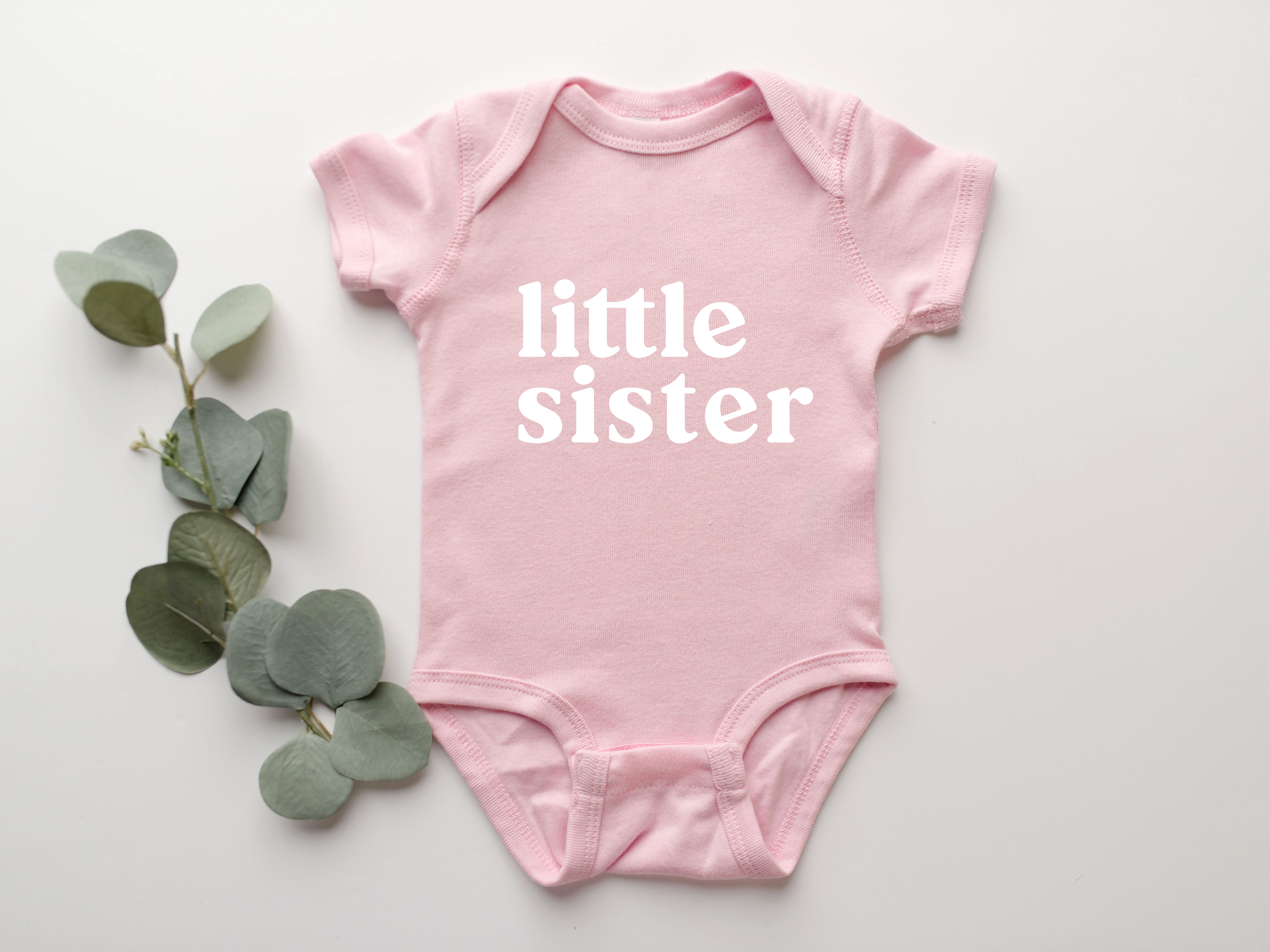Little Sister baby Onesie Bodysuit - Pregnancy Announcement, Little Sister