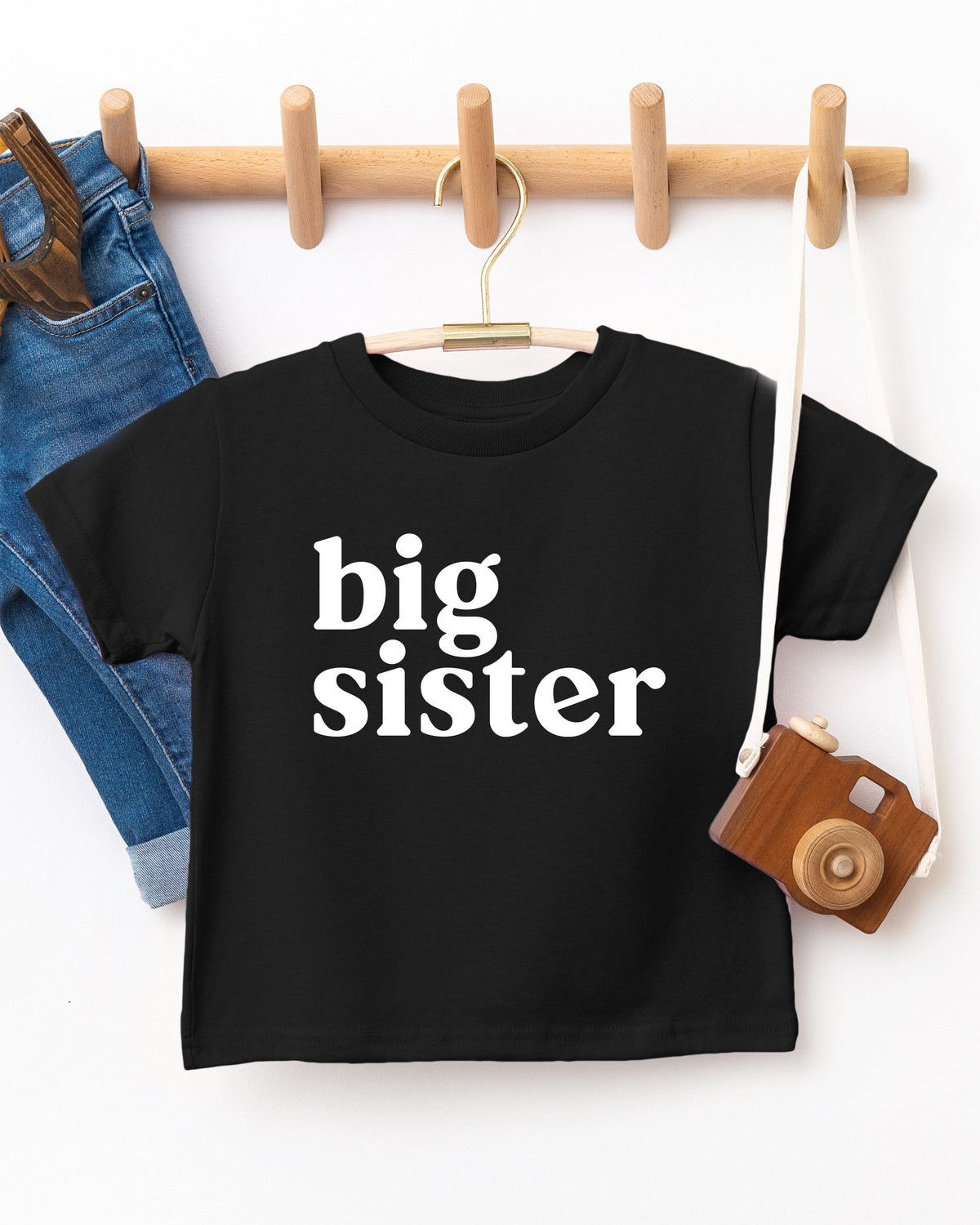 Big Sister Family Matching Kids T-Shirt, Sibling Announcement Shirt