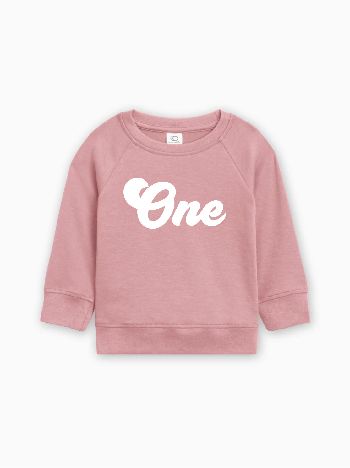 One Birthday 1st Birthday Toddler Organic Cotton Pullover (Groovy)