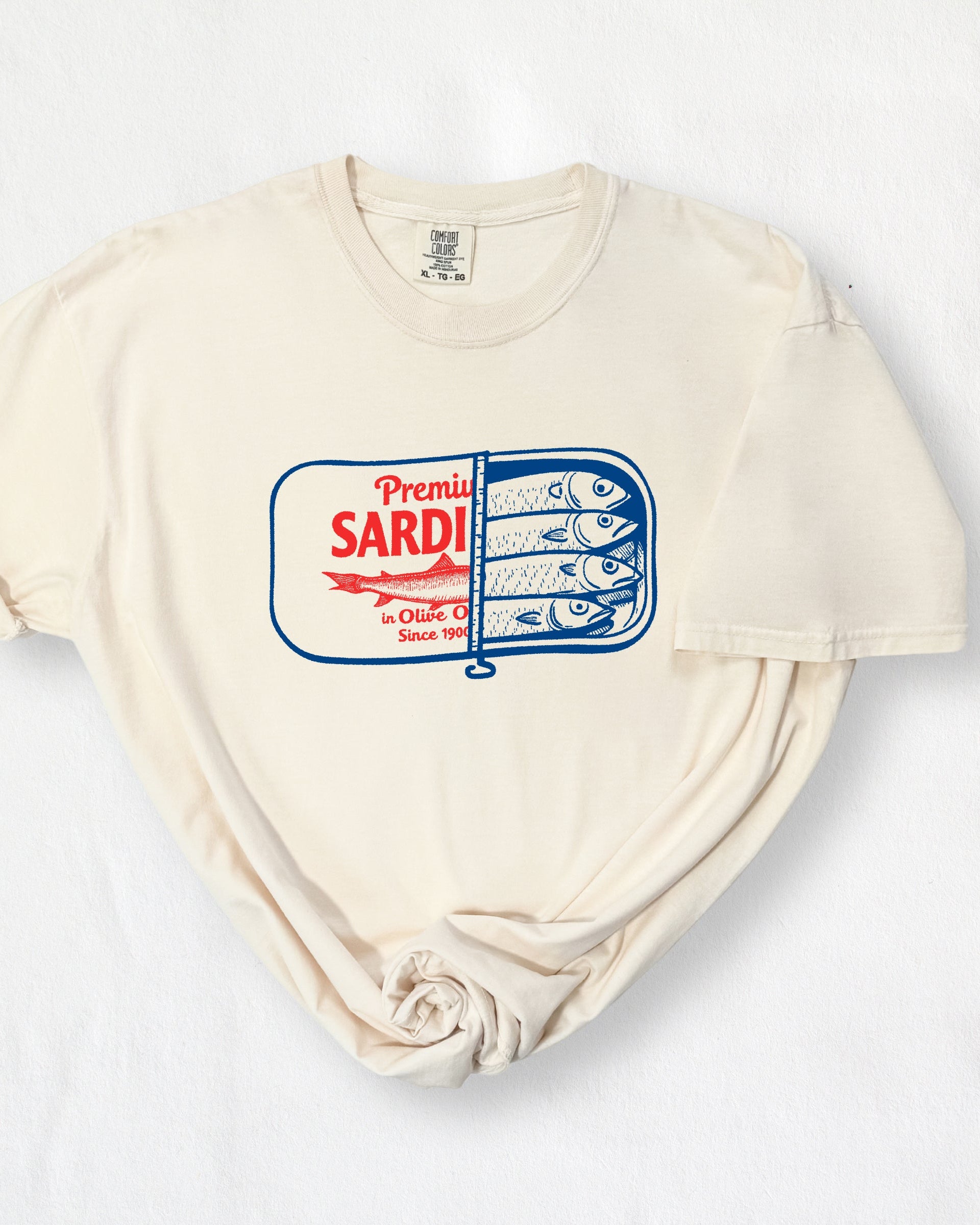 Sardines Salmon Fish Nature Camping Hiking Comfort Colors T Shirt (Can)