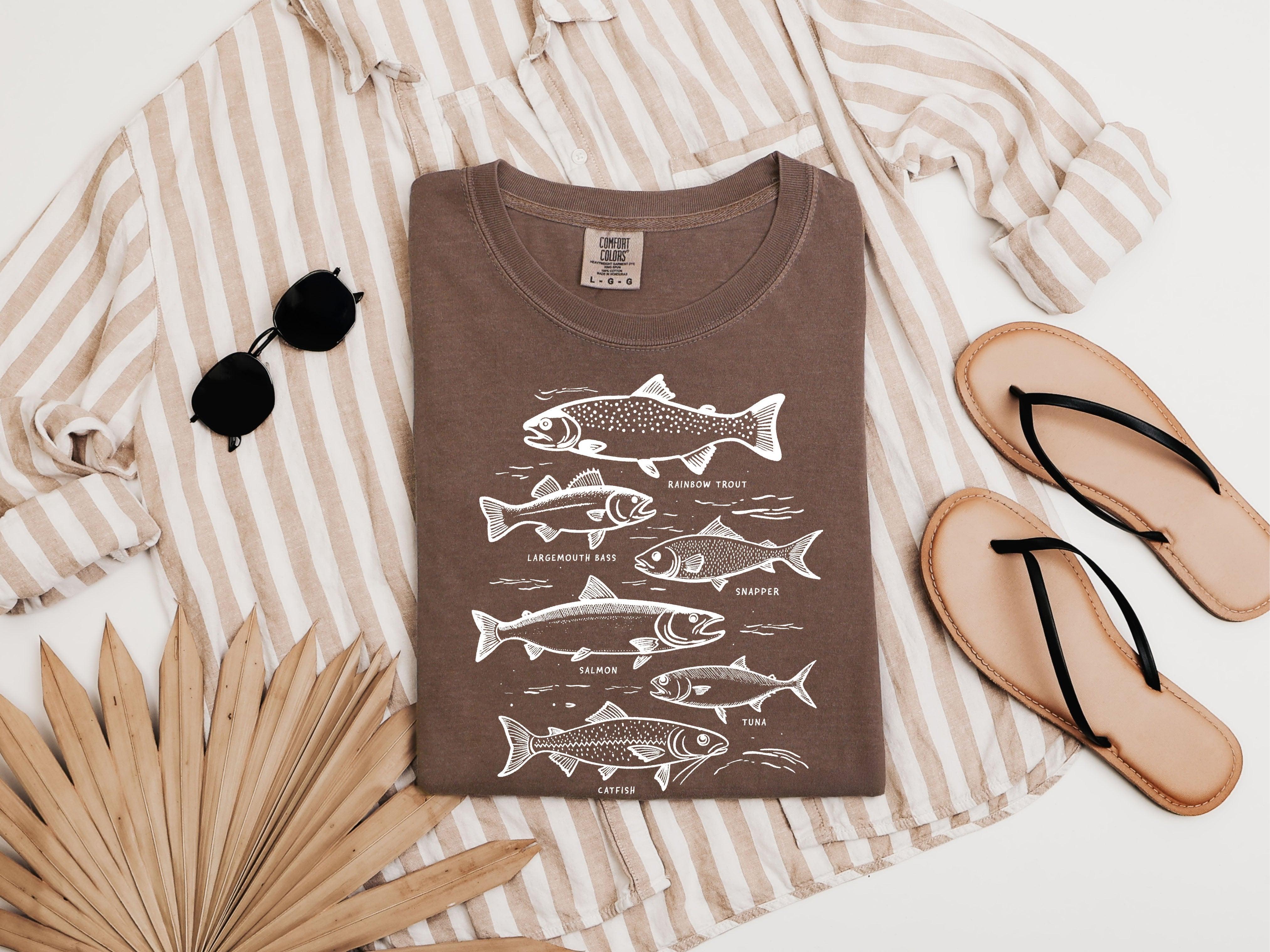 Sardines Salmon Fish Nature Camping Hiking Comfort Colors T Shirt (sketch)