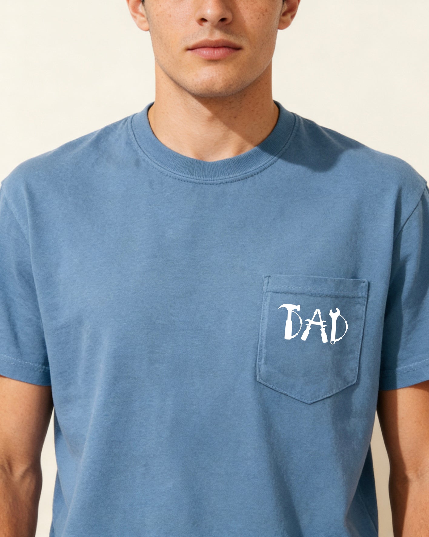 Dad Fixer Handyman Tool theme Comfort Colors Pocket T Shirt