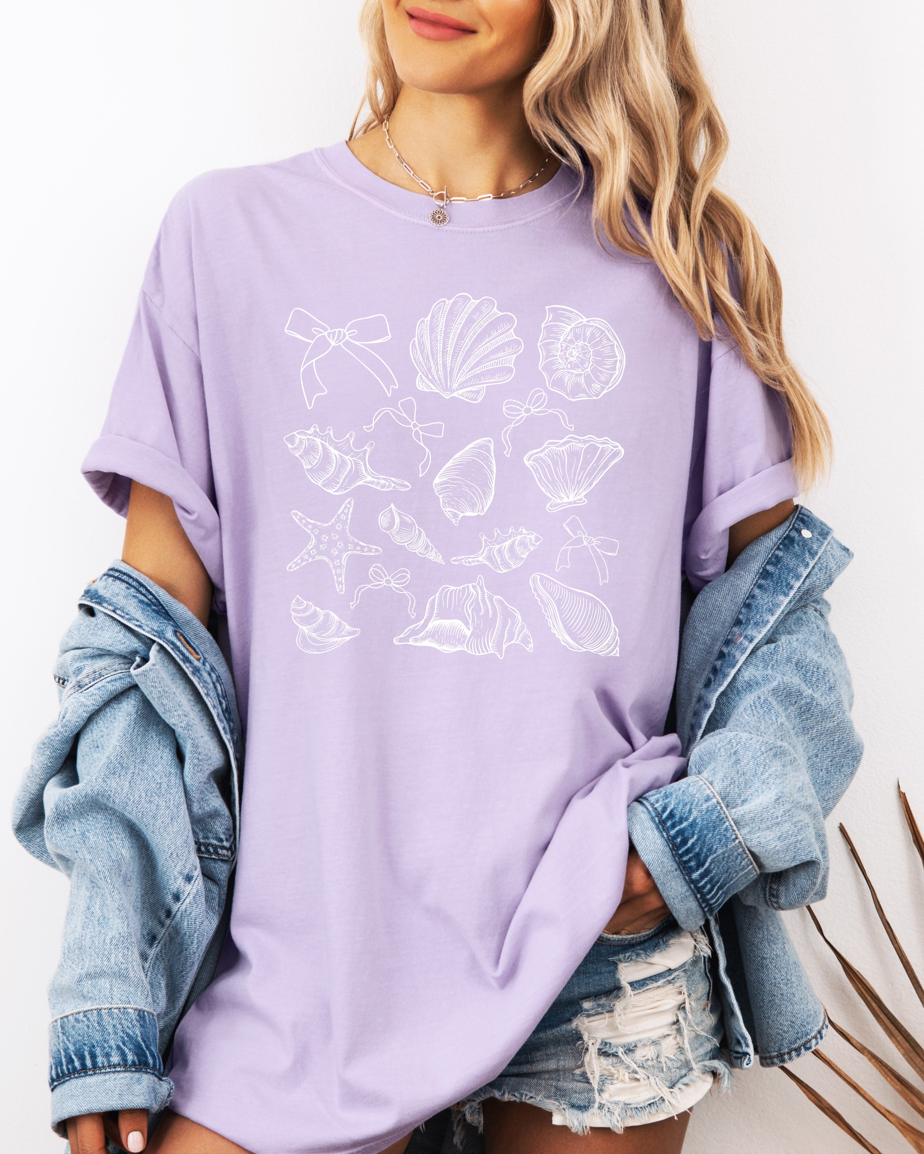 Seashell Lake Beach Summer Hiking Vacation Fish Nature Camping Hiking Comfort Colors T Shirt