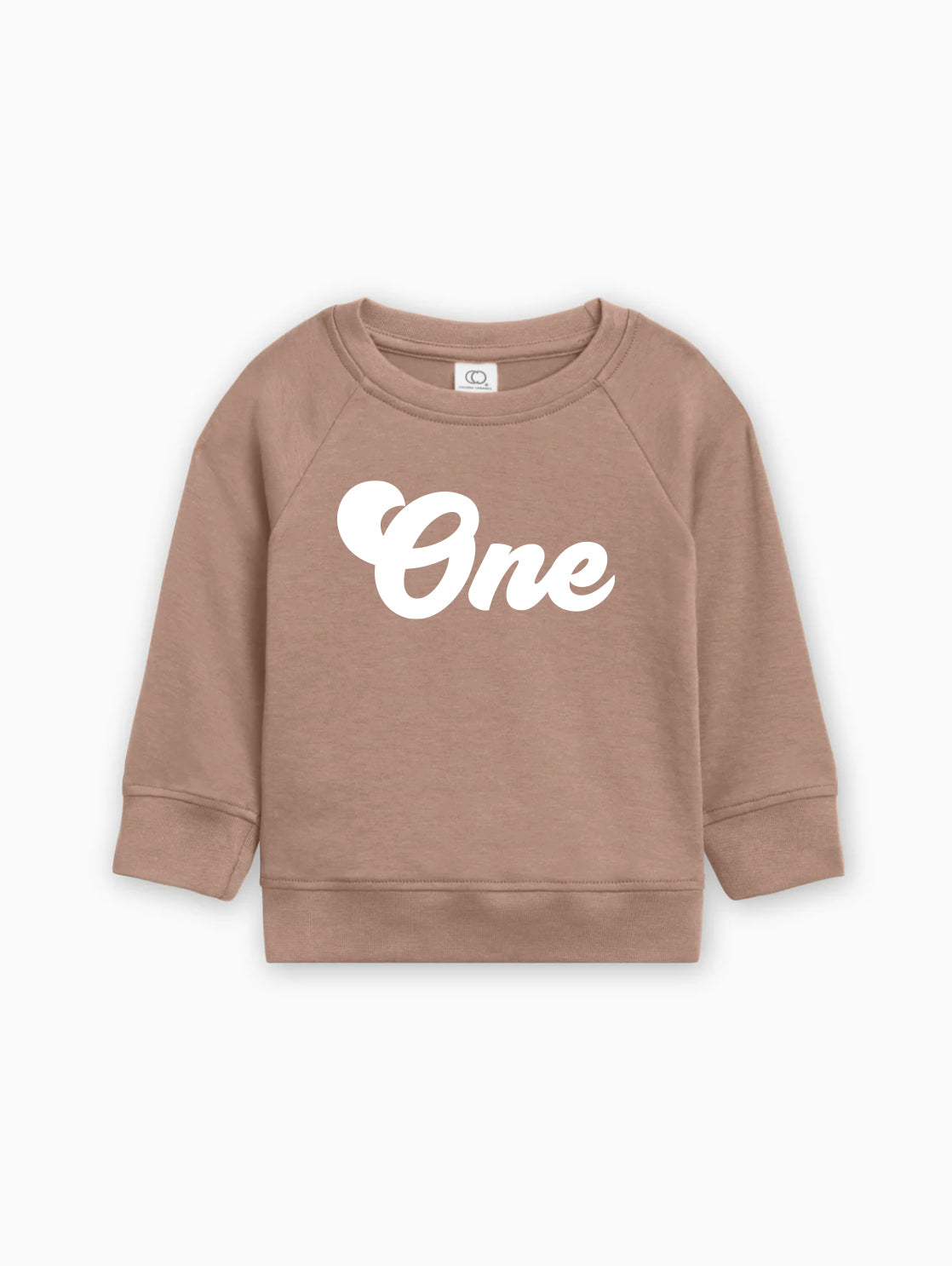 One Birthday 1st Birthday Toddler Organic Cotton Pullover (Groovy)