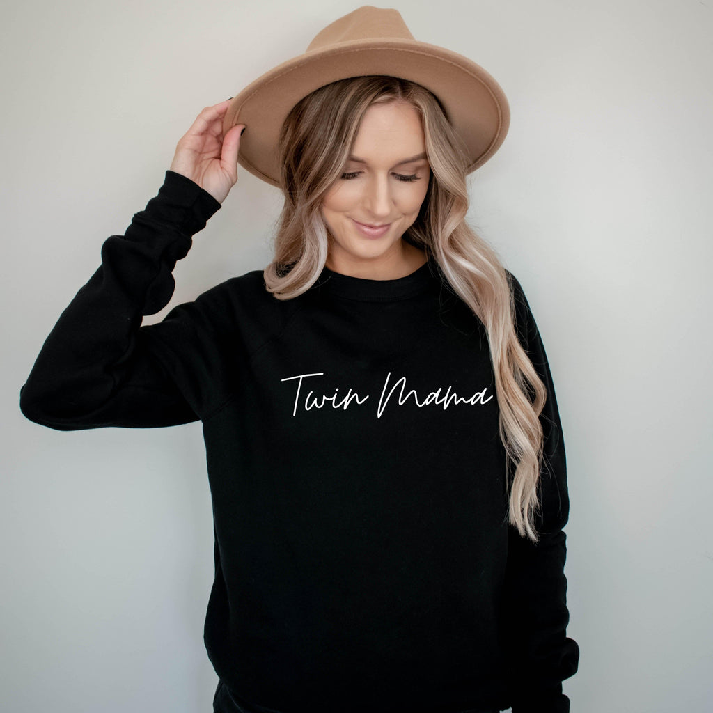 Twin Mama Sponge Fleece Crewneck Sweatshirt