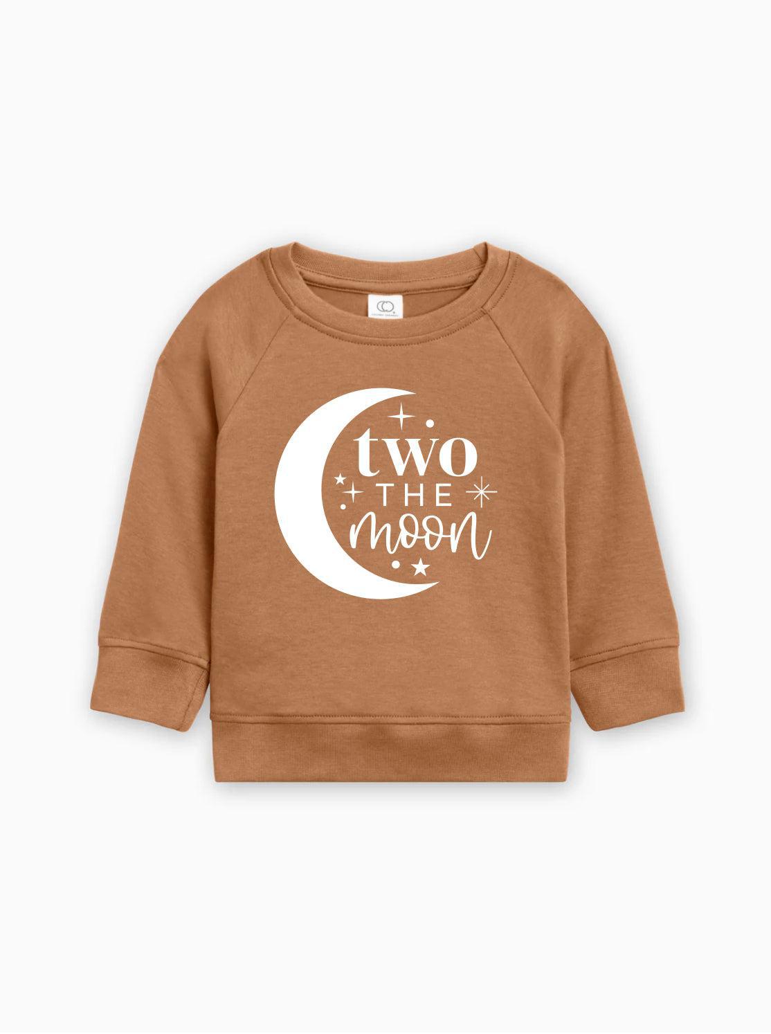 Two The Moon 2nd Birthday Organic Cotton Pullover