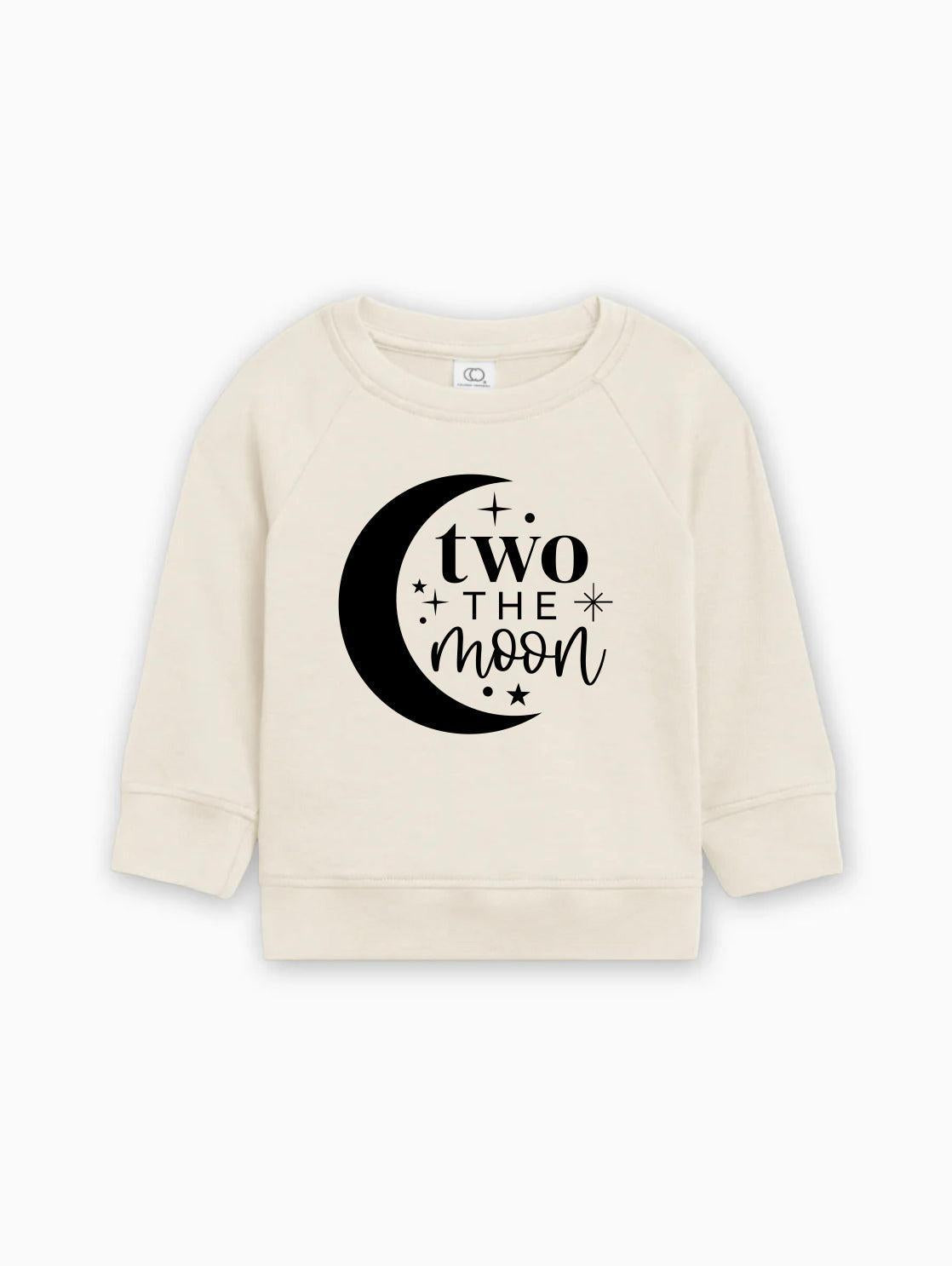 Two The Moon 2nd Birthday Organic Cotton Pullover