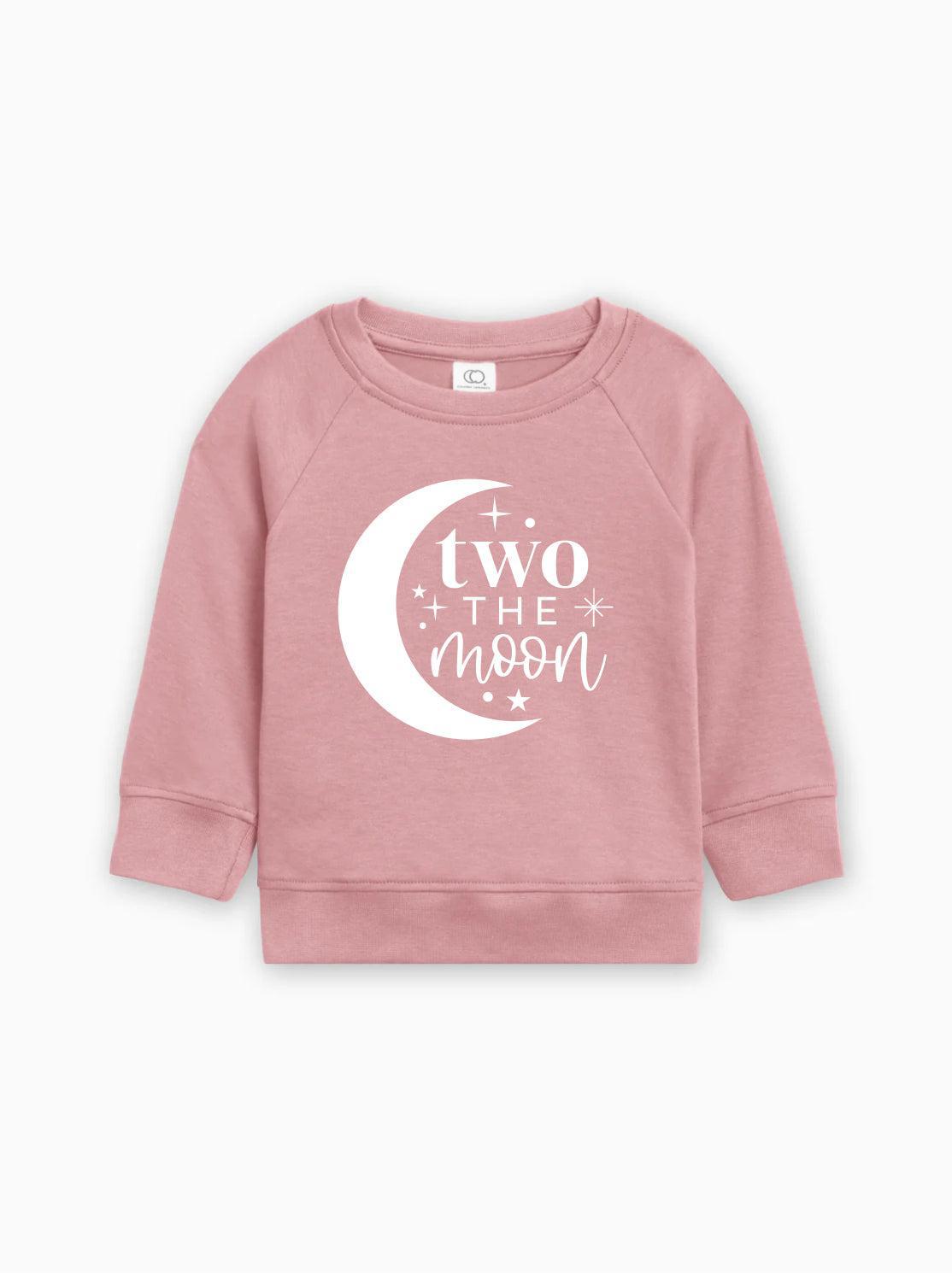 Two The Moon 2nd Birthday Organic Cotton Pullover