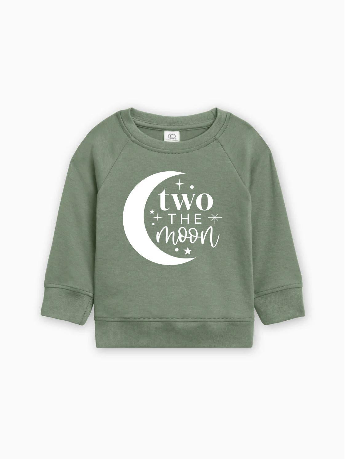 Two The Moon 2nd Birthday Organic Cotton Pullover