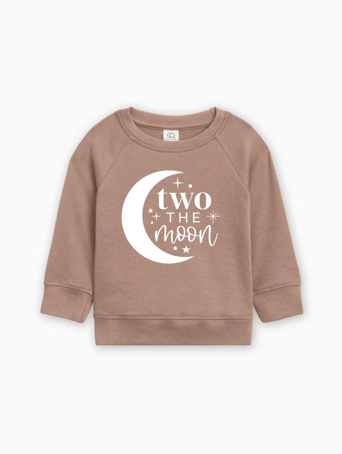 Two The Moon 2nd Birthday Organic Cotton Pullover