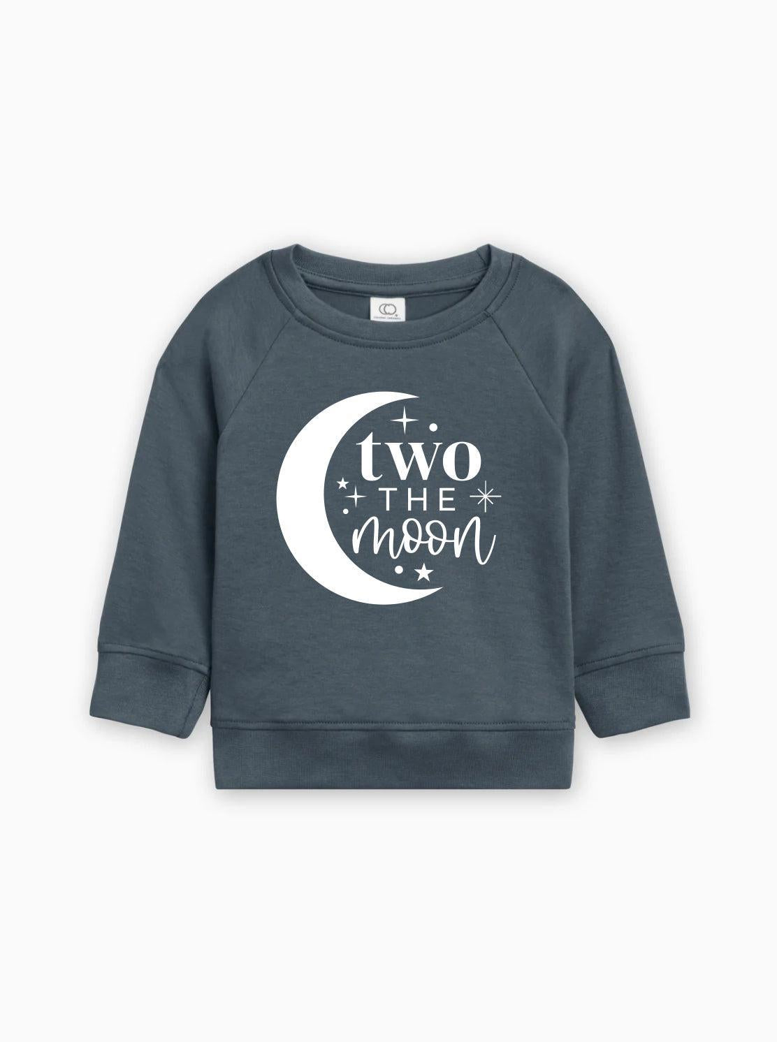 Two The Moon 2nd Birthday Organic Cotton Pullover