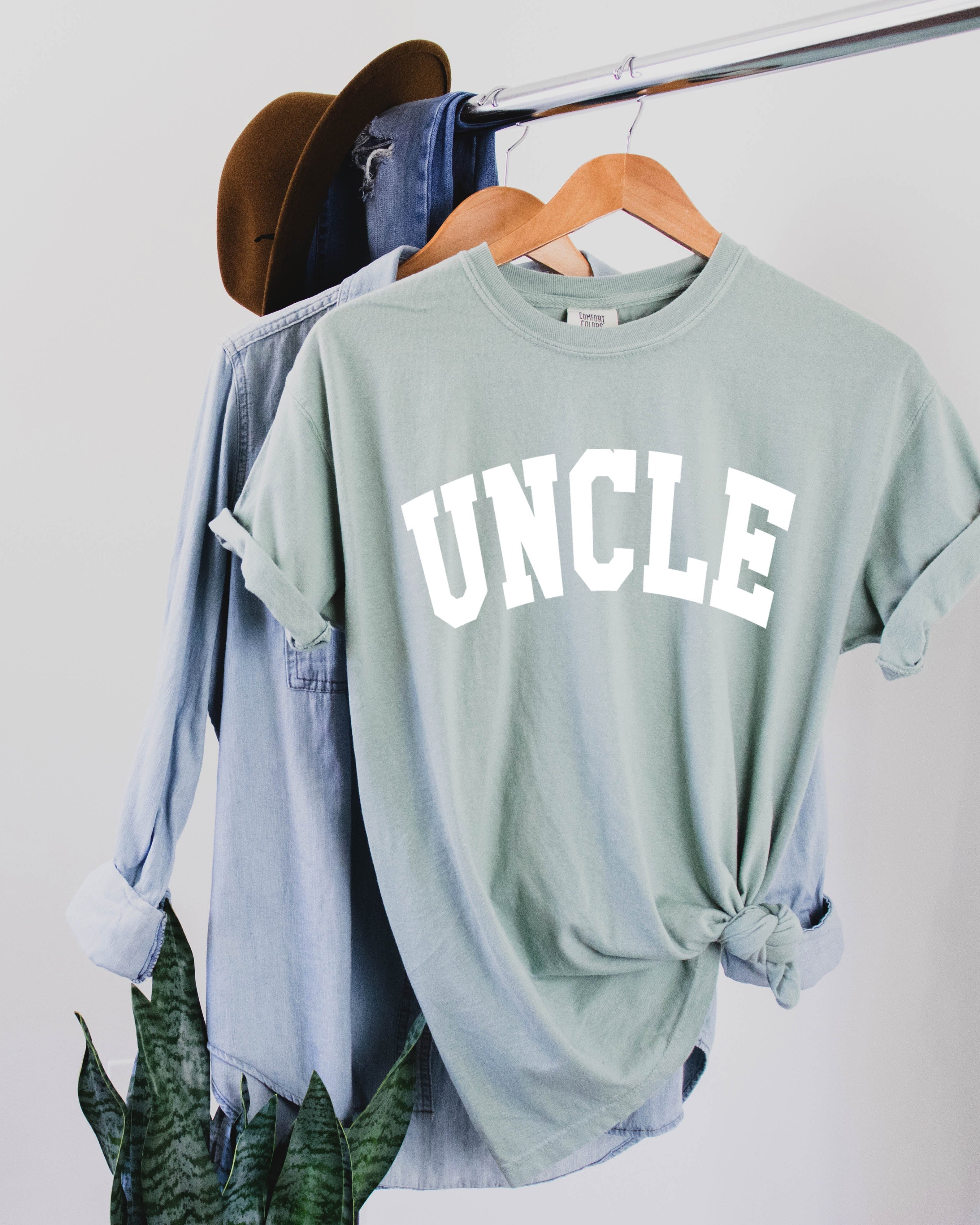 Uncle Comfort Colors T Shirt | Pregnancy announcement (Extended)