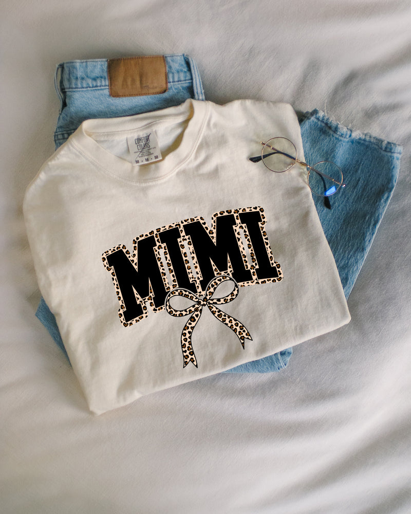 Mimi Leopard Grandma Comfort Colors Garment Dyed T Shirt