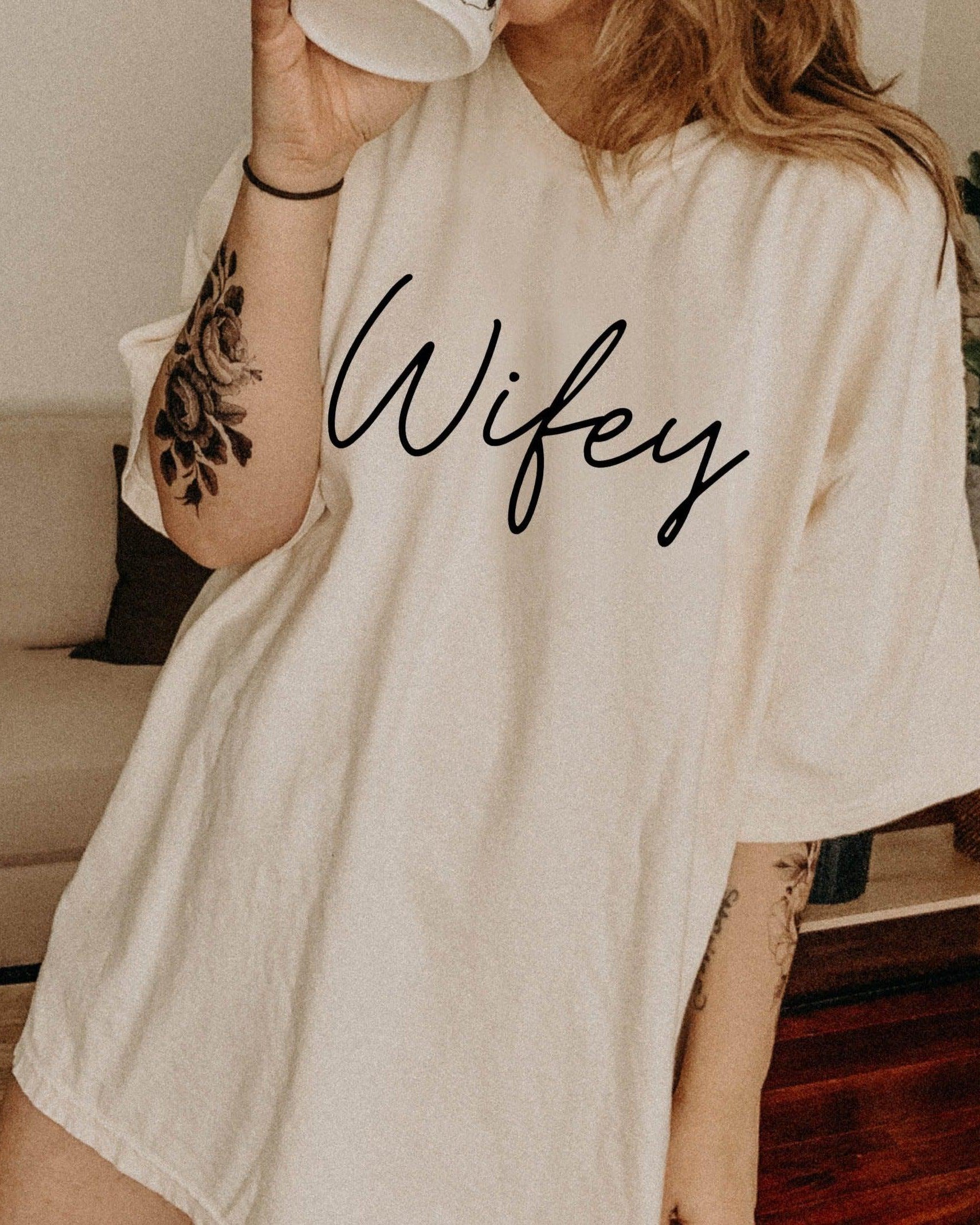 Wifey Honeymoon Comfort Colors T Shirt