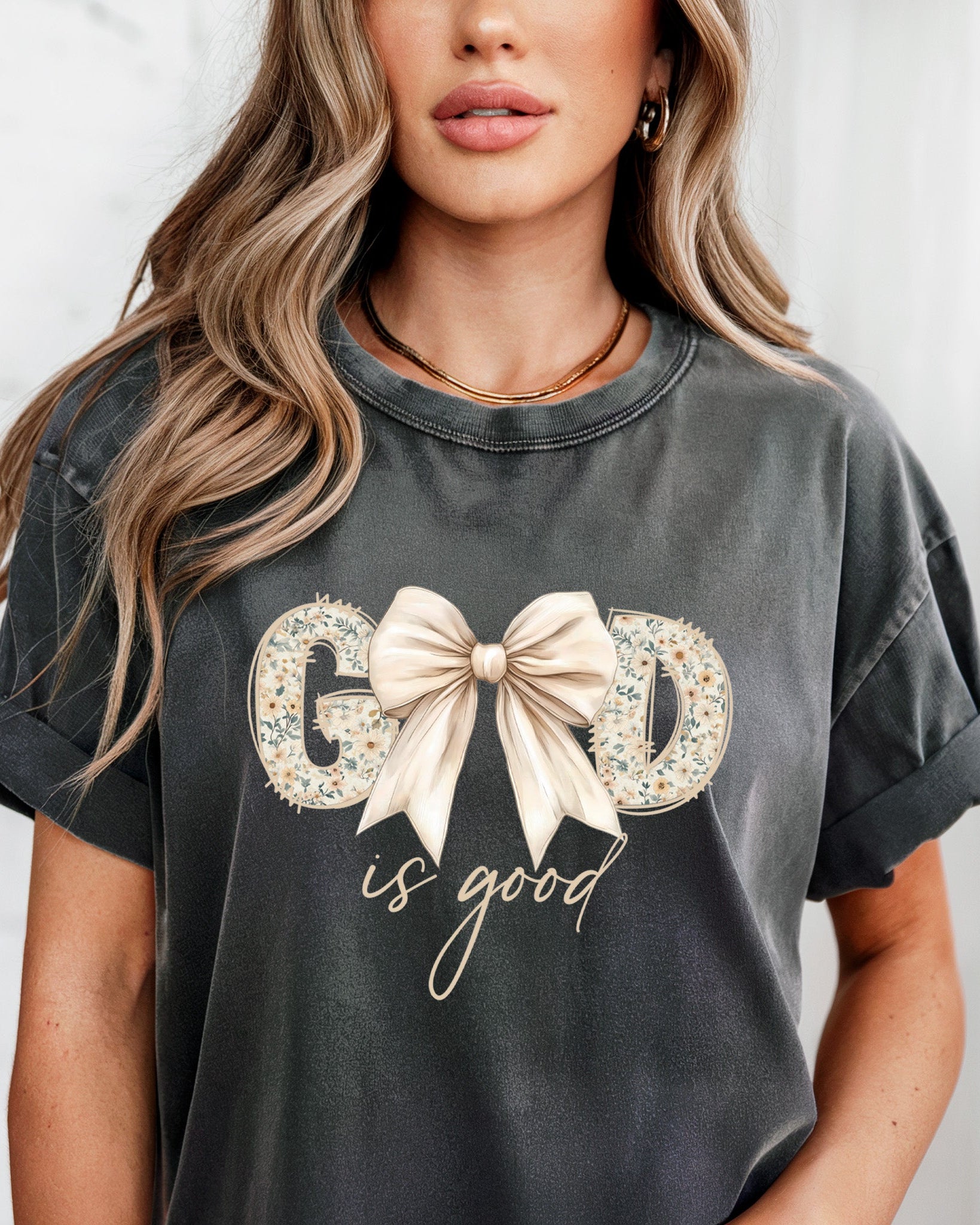 God is good Comfort Colors T Shirt Religious Jesus Bible