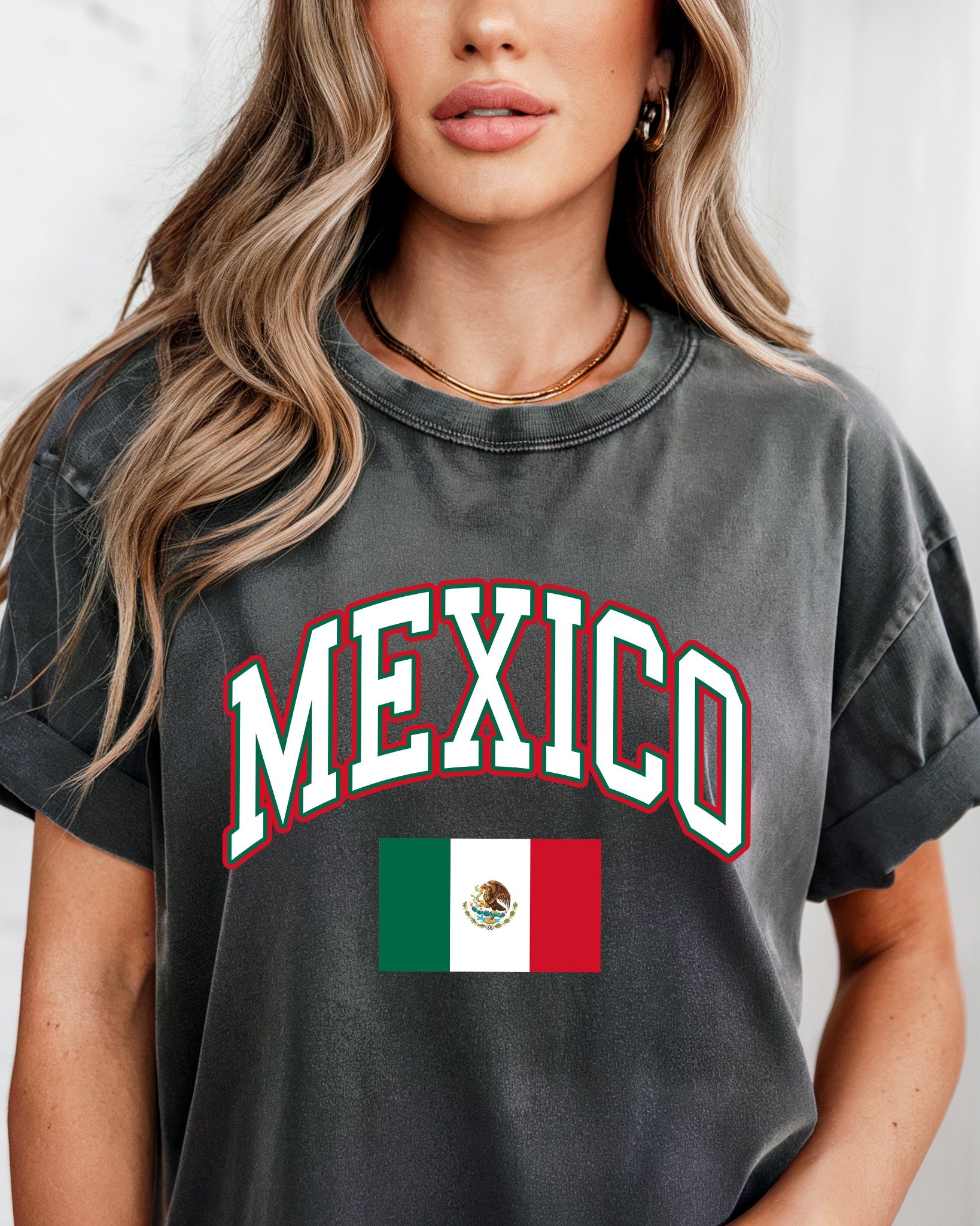 Mexico Flag Comfort Colors T Shirt
