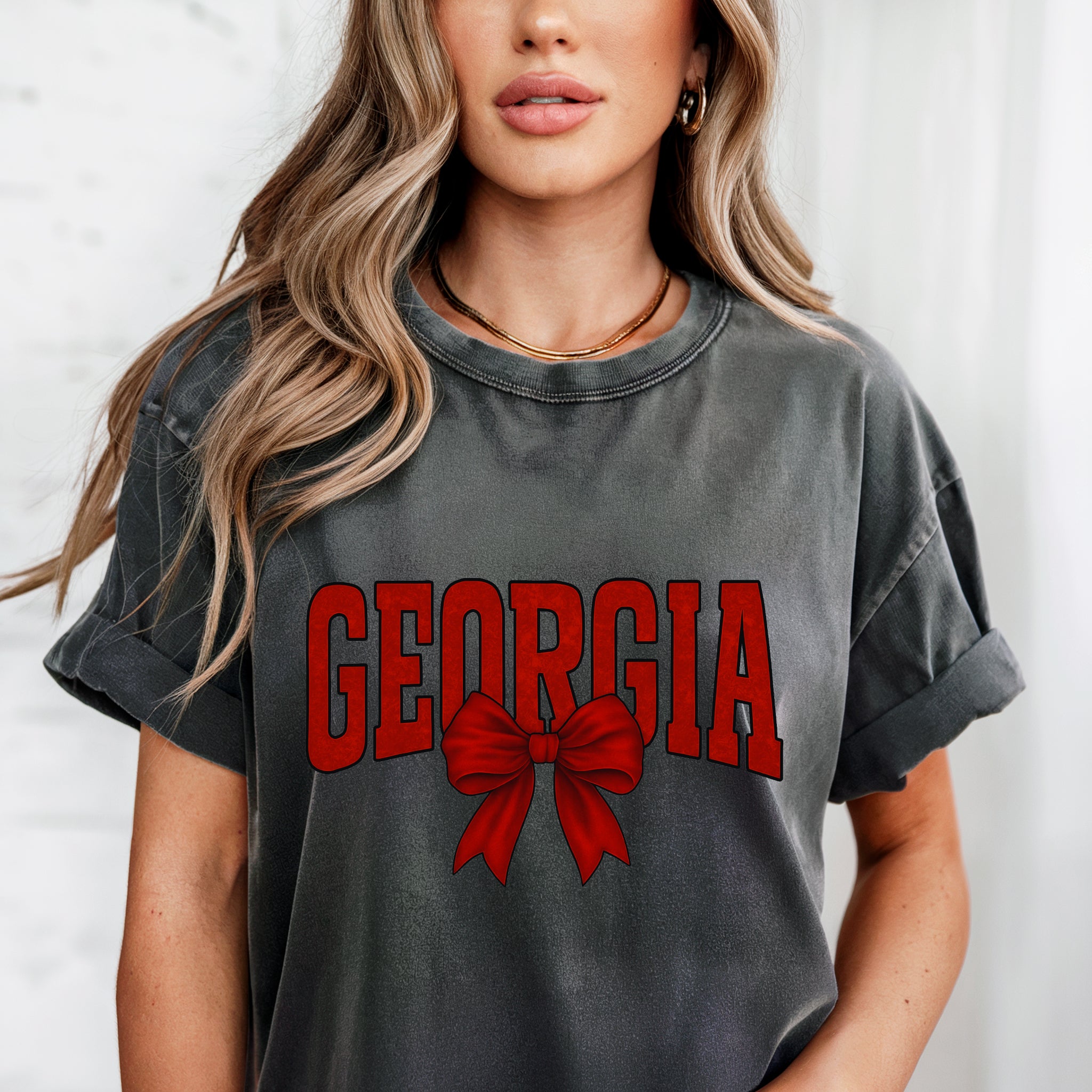 Georgia State City College Comfort Colors T Shirt Vacation Beach Lake Summer