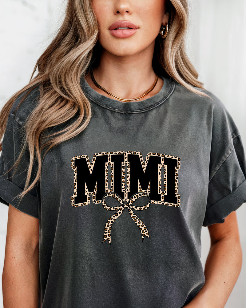 Mimi Leopard Grandma Comfort Colors Garment Dyed T Shirt