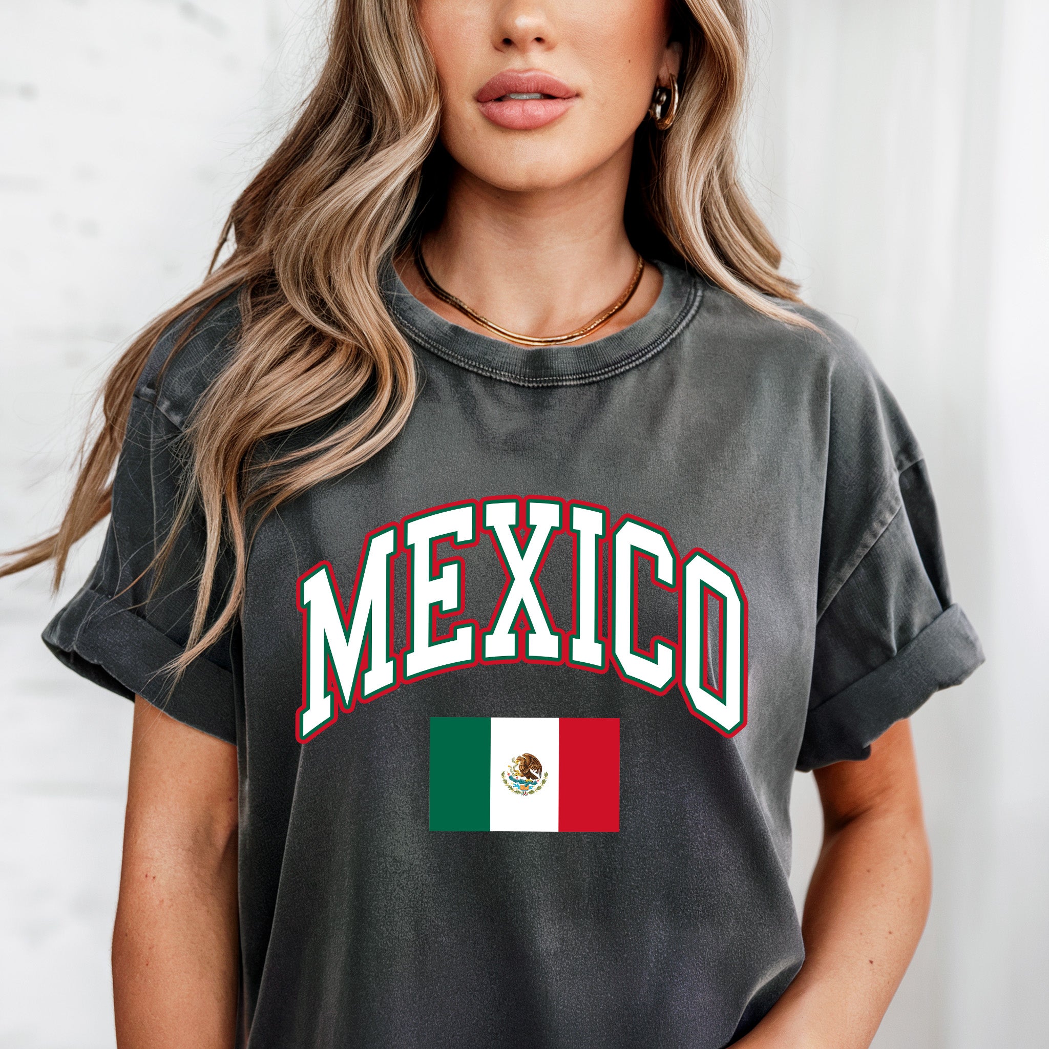Mexico Flag Comfort Colors T Shirt