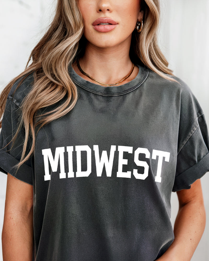 Midwest State City College Comfort Colors T Shirt Vacation Beach Lake Summer