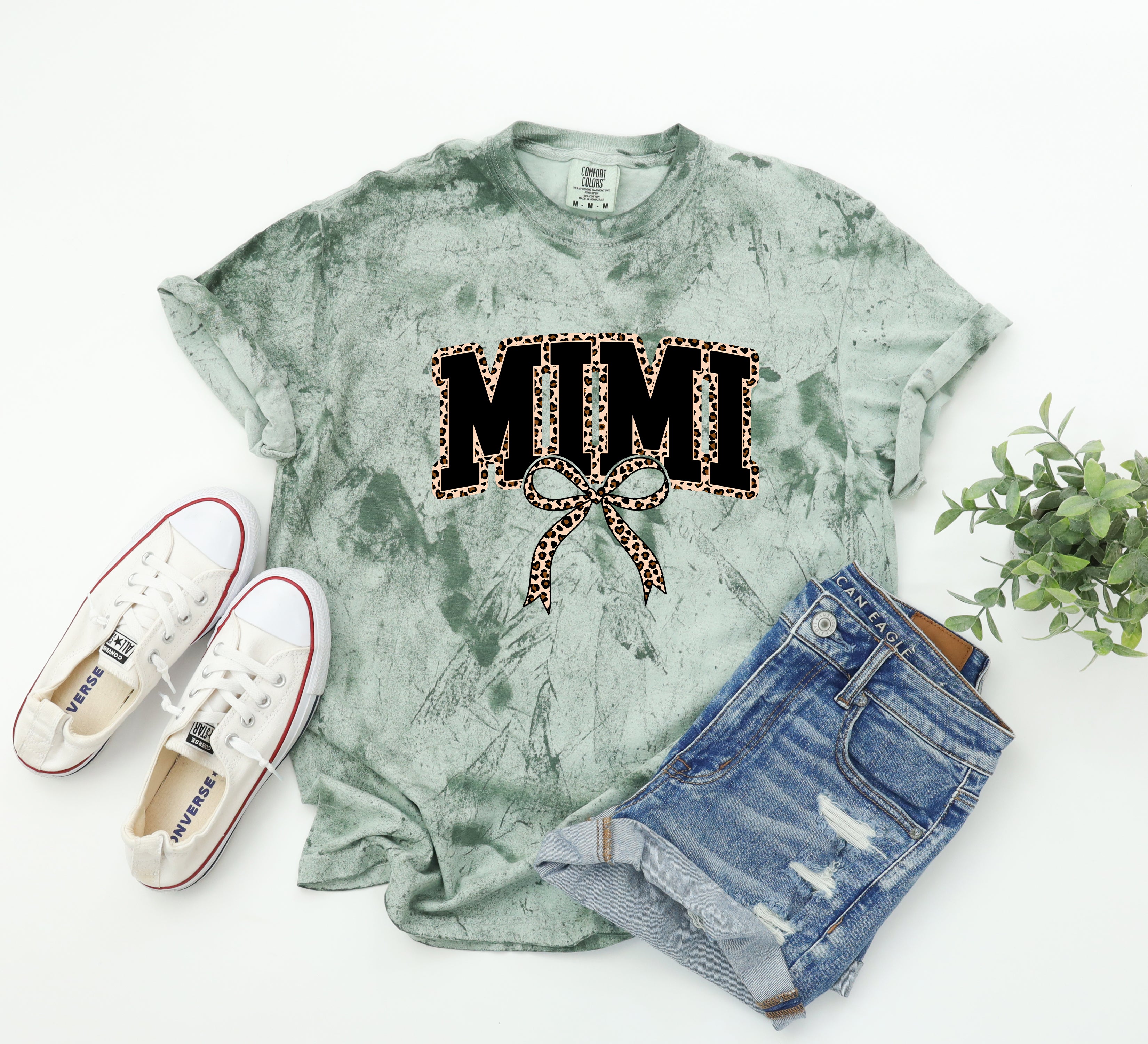 Mimi Leopard Grandma Comfort Colors Garment Dyed T Shirt