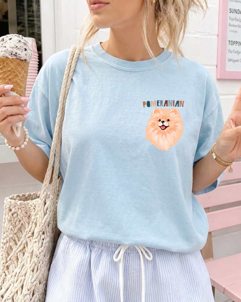 Pomeranian Dog Comfort Colors T Shirt