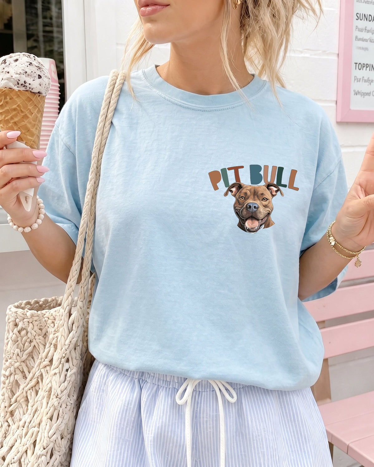 Pitbull Dog Comfort Colors T-Shirt, Pit Bull Lover Gift