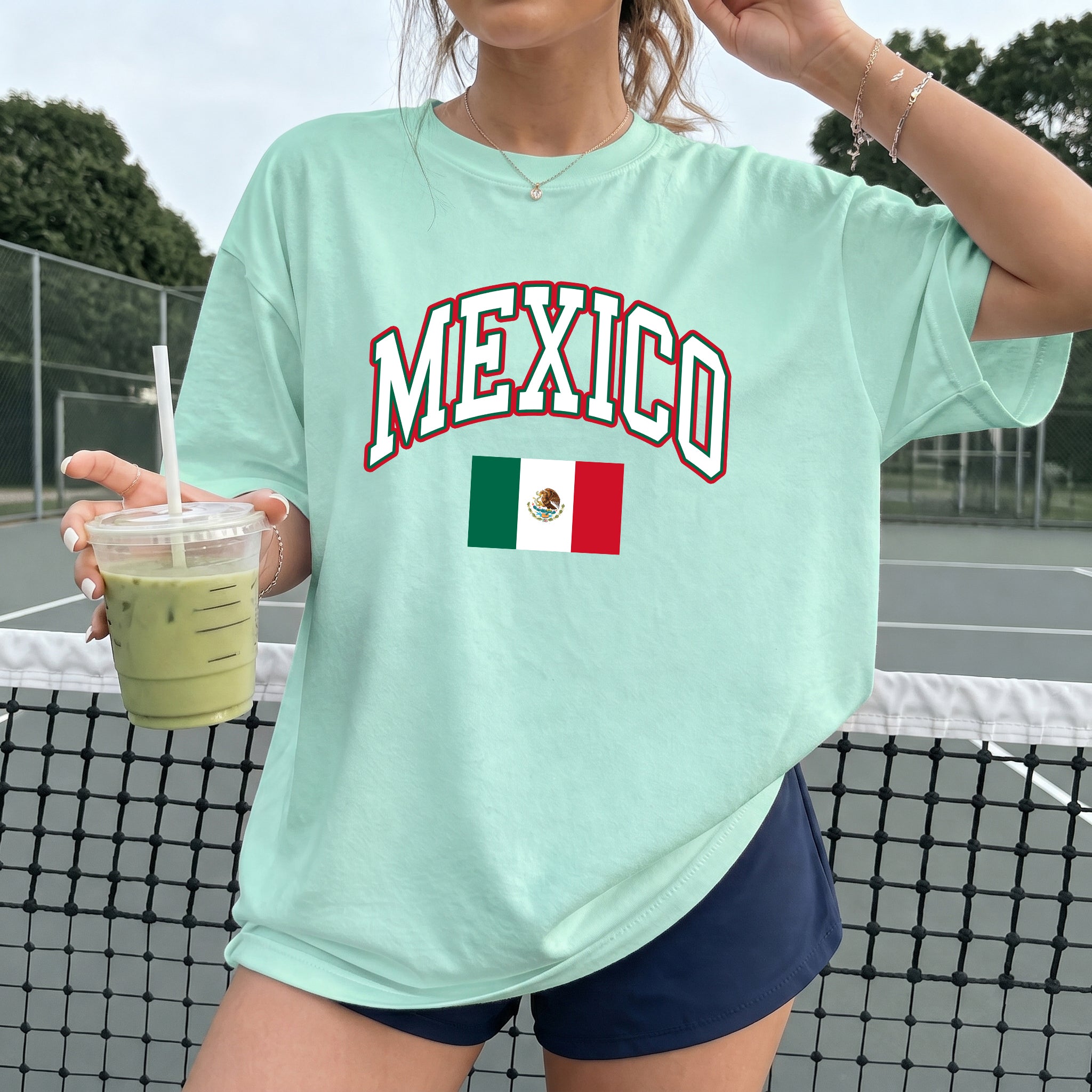 Mexico Flag Comfort Colors T Shirt
