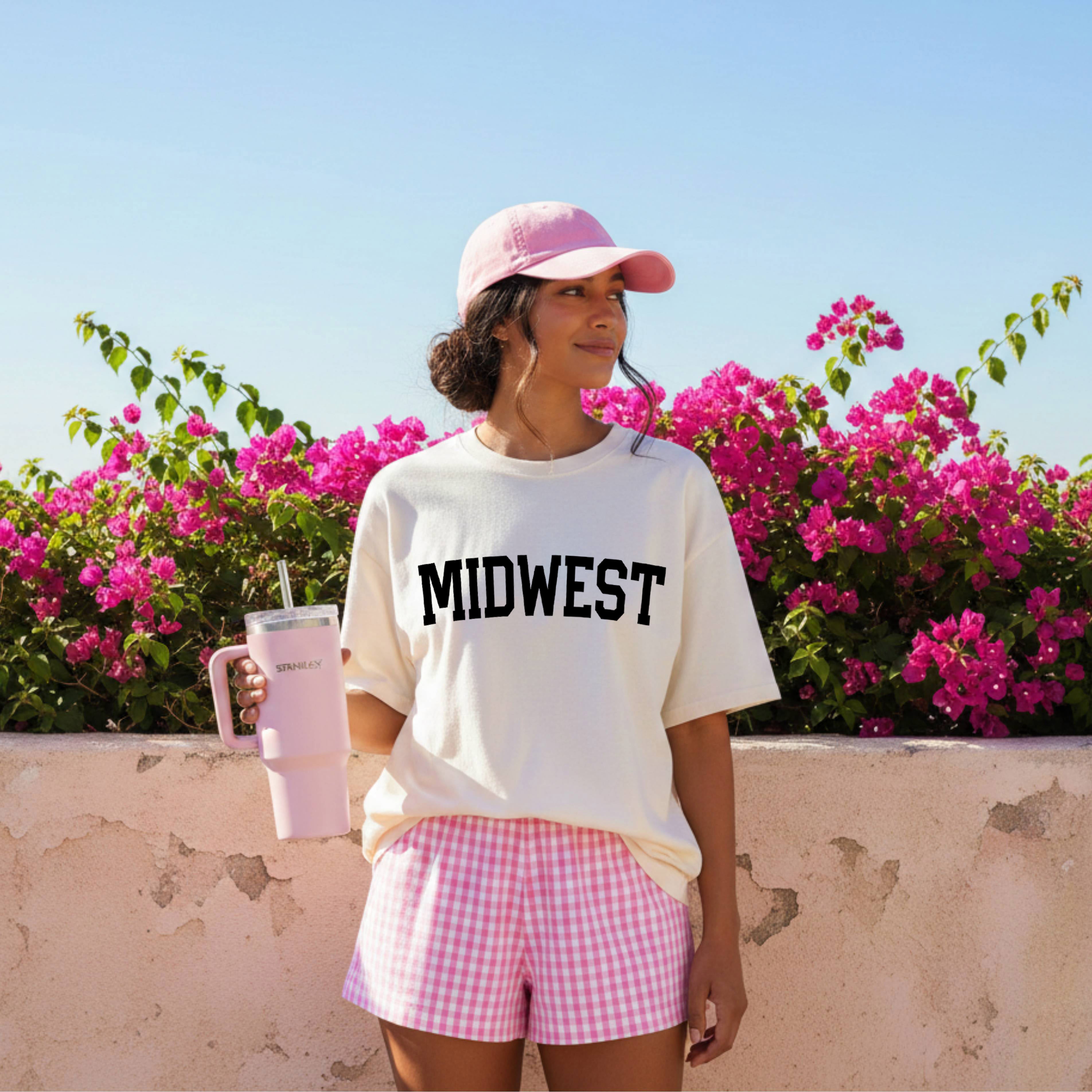 Midwest State City College Comfort Colors T Shirt Vacation Beach Lake Summer