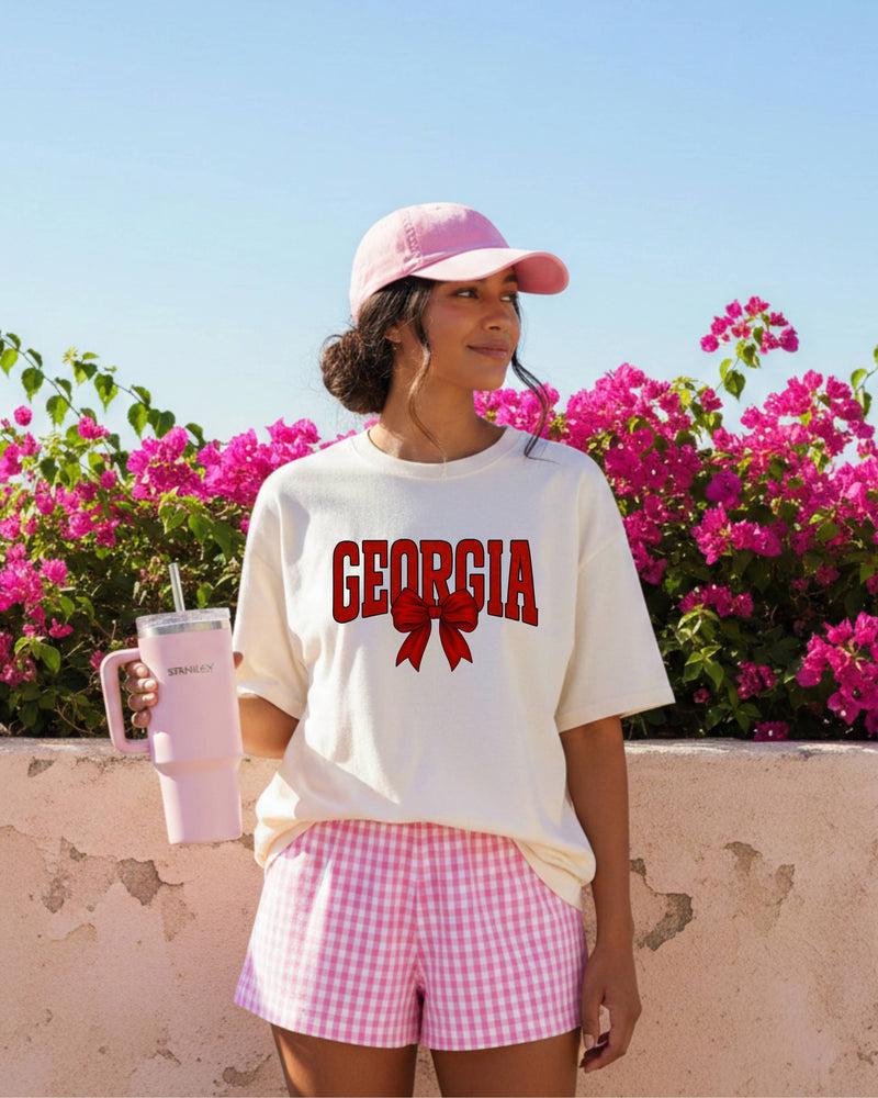 Georgia State City College Comfort Colors T Shirt Vacation Beach Lake Summer