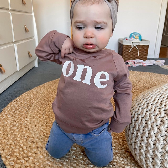 One Birthday 1st Birthday Organic Cotton Pullover