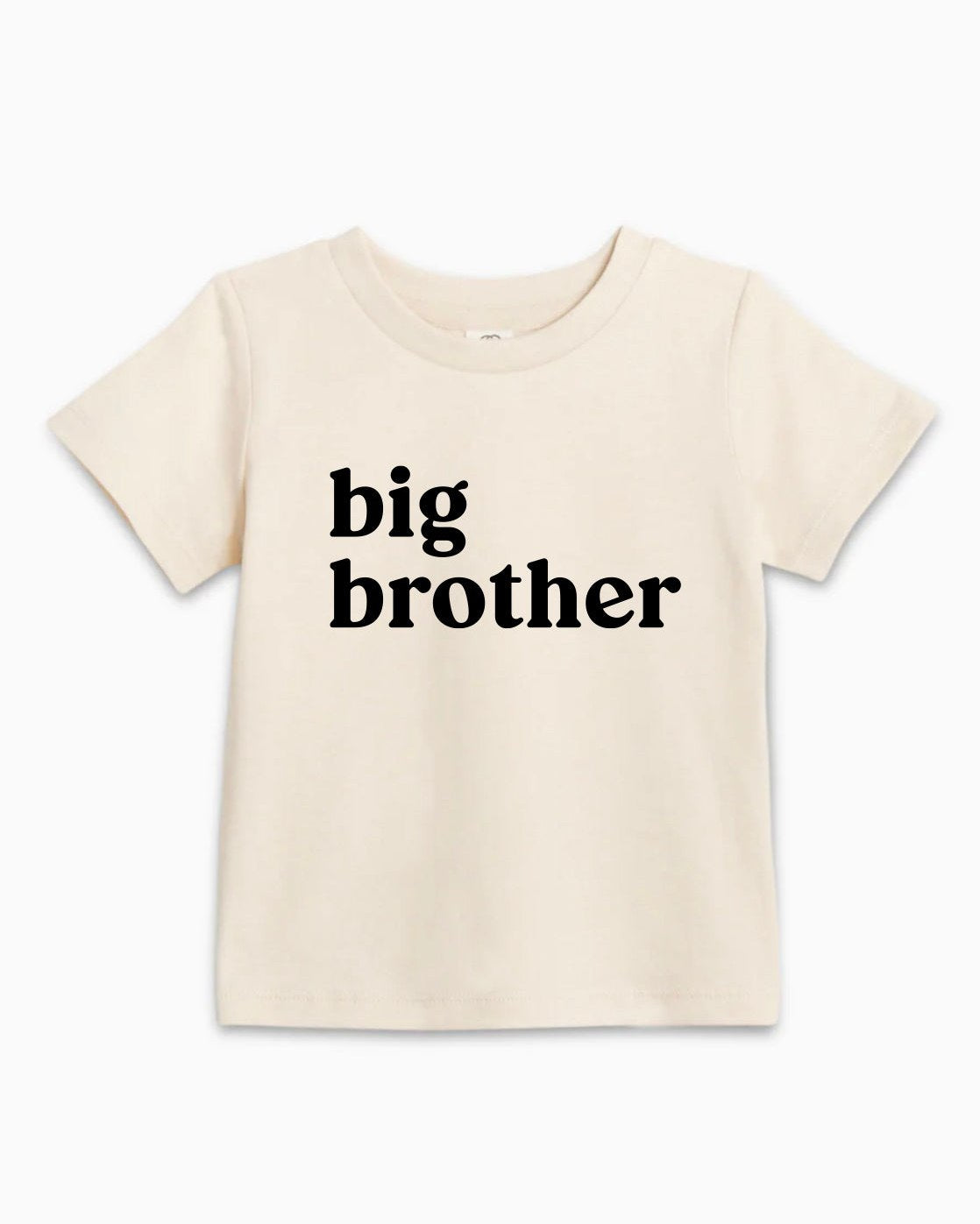 Big Brother Organic Cotton Kids T-Shirt, Sibling Announcement Family Matching Tee