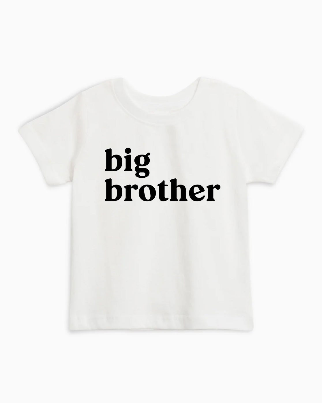 Big Brother Organic Cotton Kids T-Shirt, Sibling Announcement Family Matching Tee