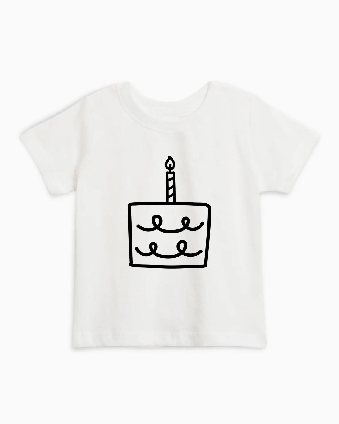 One Birthday Cake Organic Cotton Kids Tee, 1st Birthday Shirt