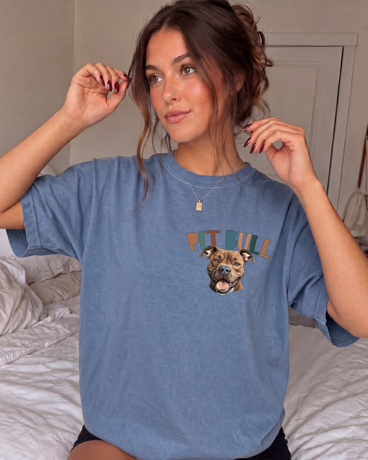 Pitbull Dog Comfort Colors T-Shirt, Pit Bull Lover Gift