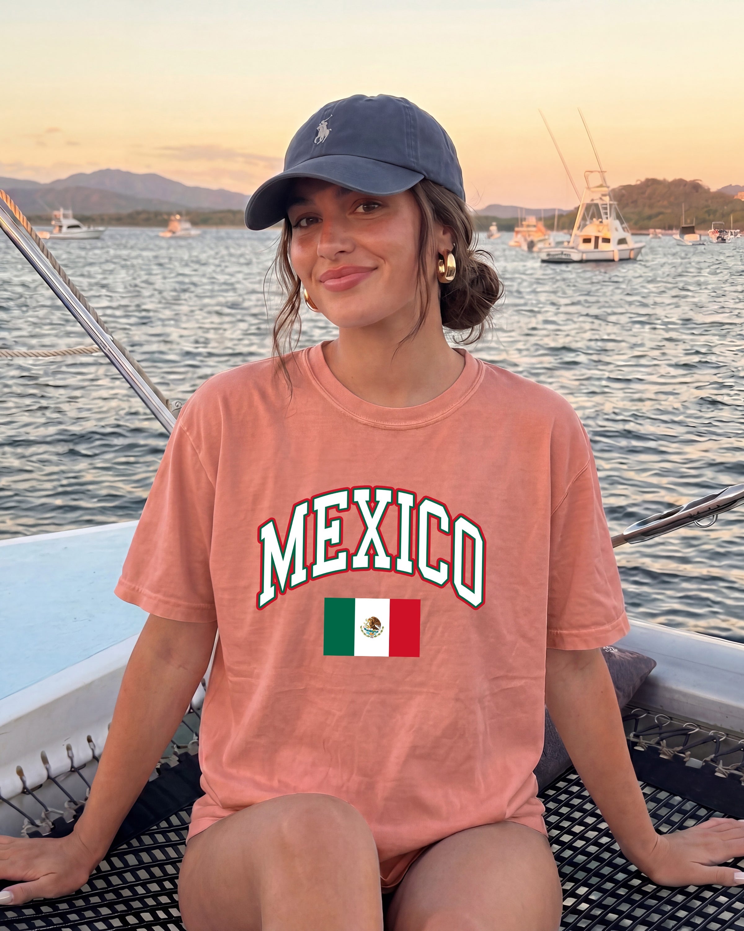 Mexico Flag Comfort Colors T Shirt