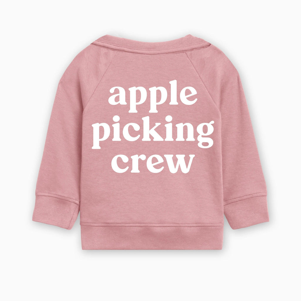 Apple Picking Crew Organic Cotton Baby and Toddler Fall and Winter Pullover