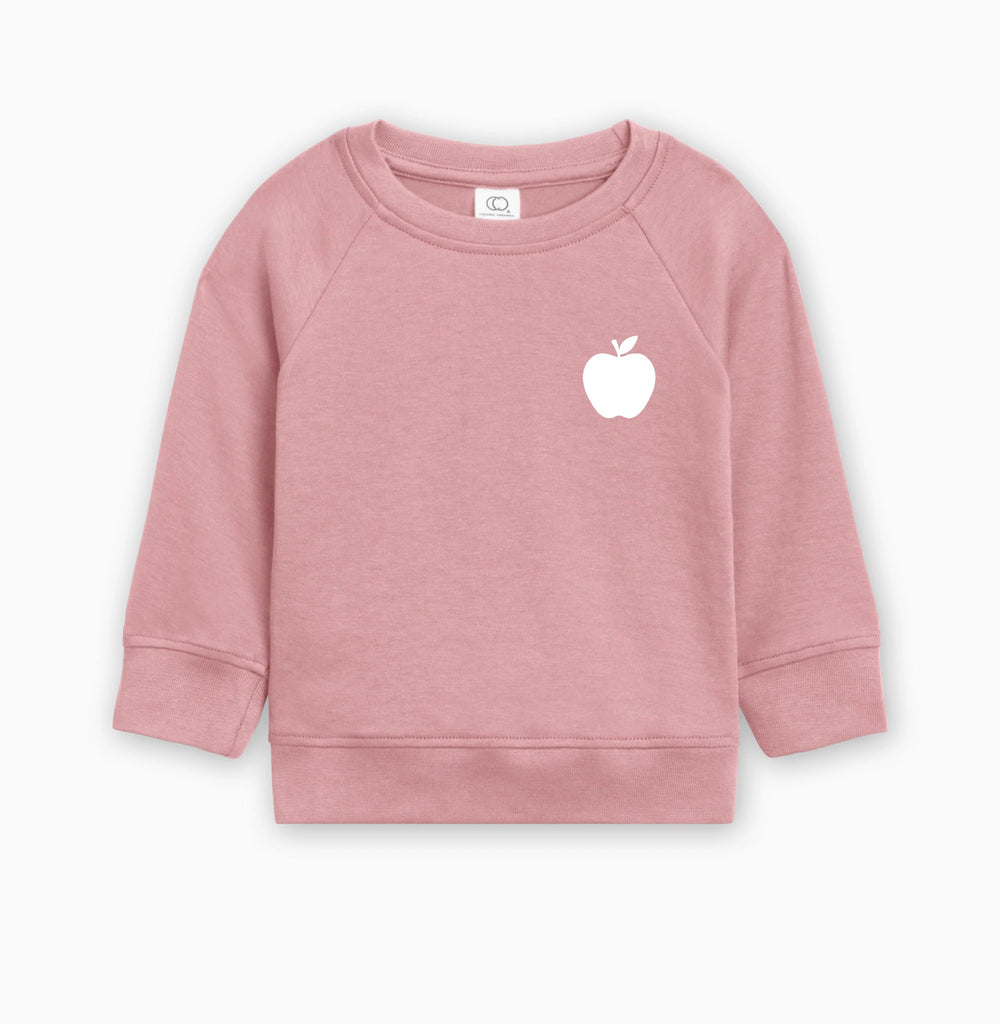 Apple Picking Crew Organic Cotton Baby and Toddler Fall and Winter Pullover