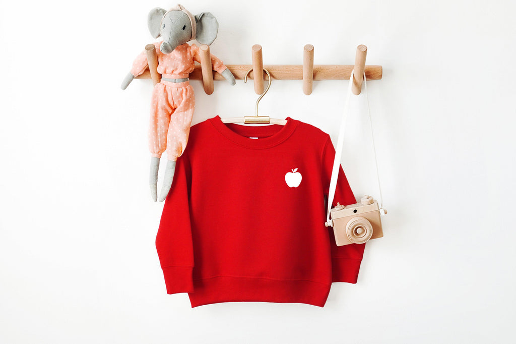 Apple Picking Crew Toddler Kids Fall Sweatshirt