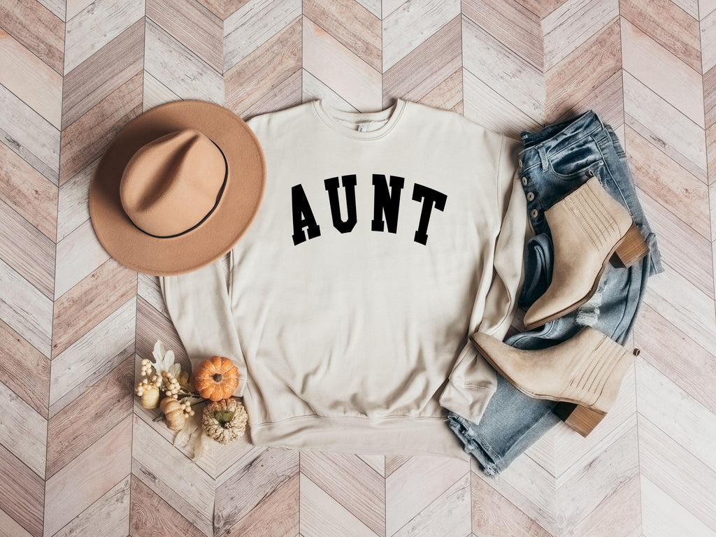 Aunt Drop Shoulder Sponge Fleece Crewneck Sweatshirt (Extended)