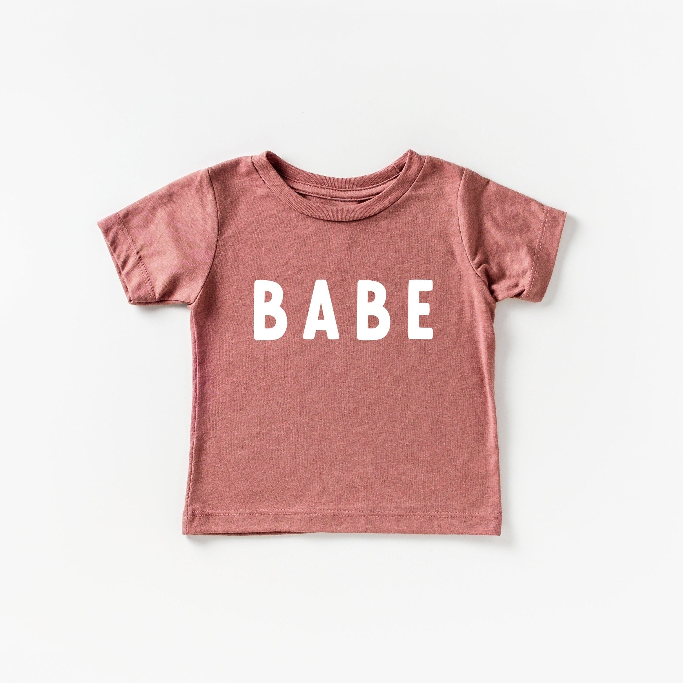 Babe Baby and Toddler T shirt (Rounded font)