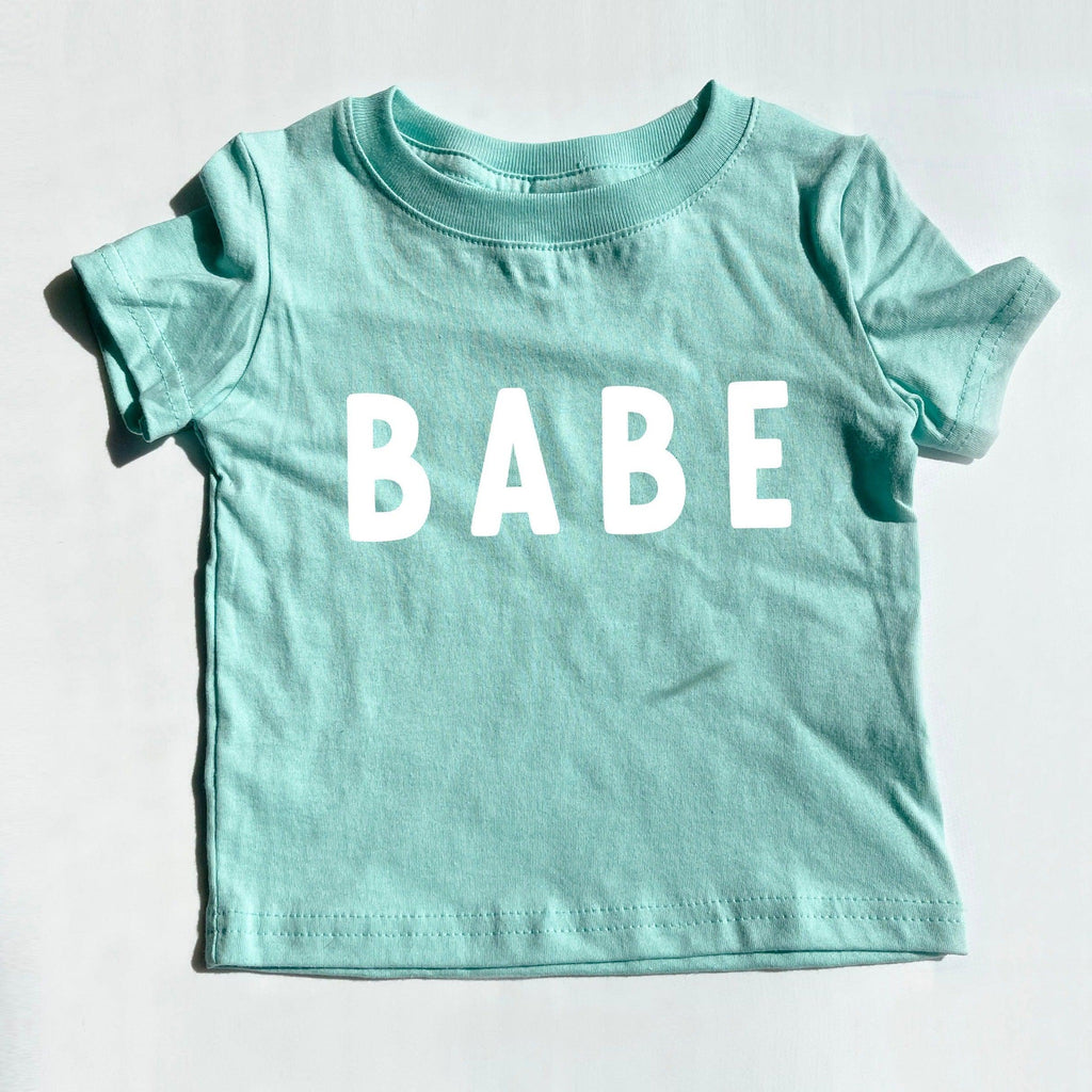 Babe Baby and Toddler T shirt (Rounded font)