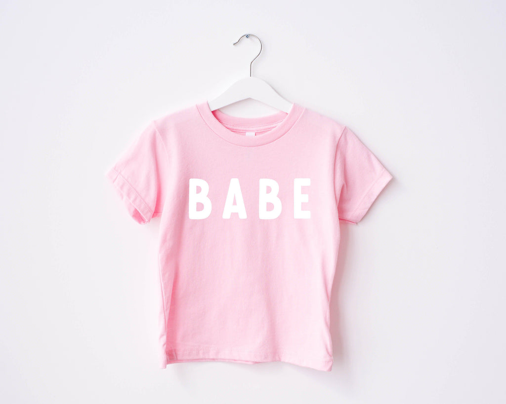 Babe Baby and Toddler T shirt (Rounded font)