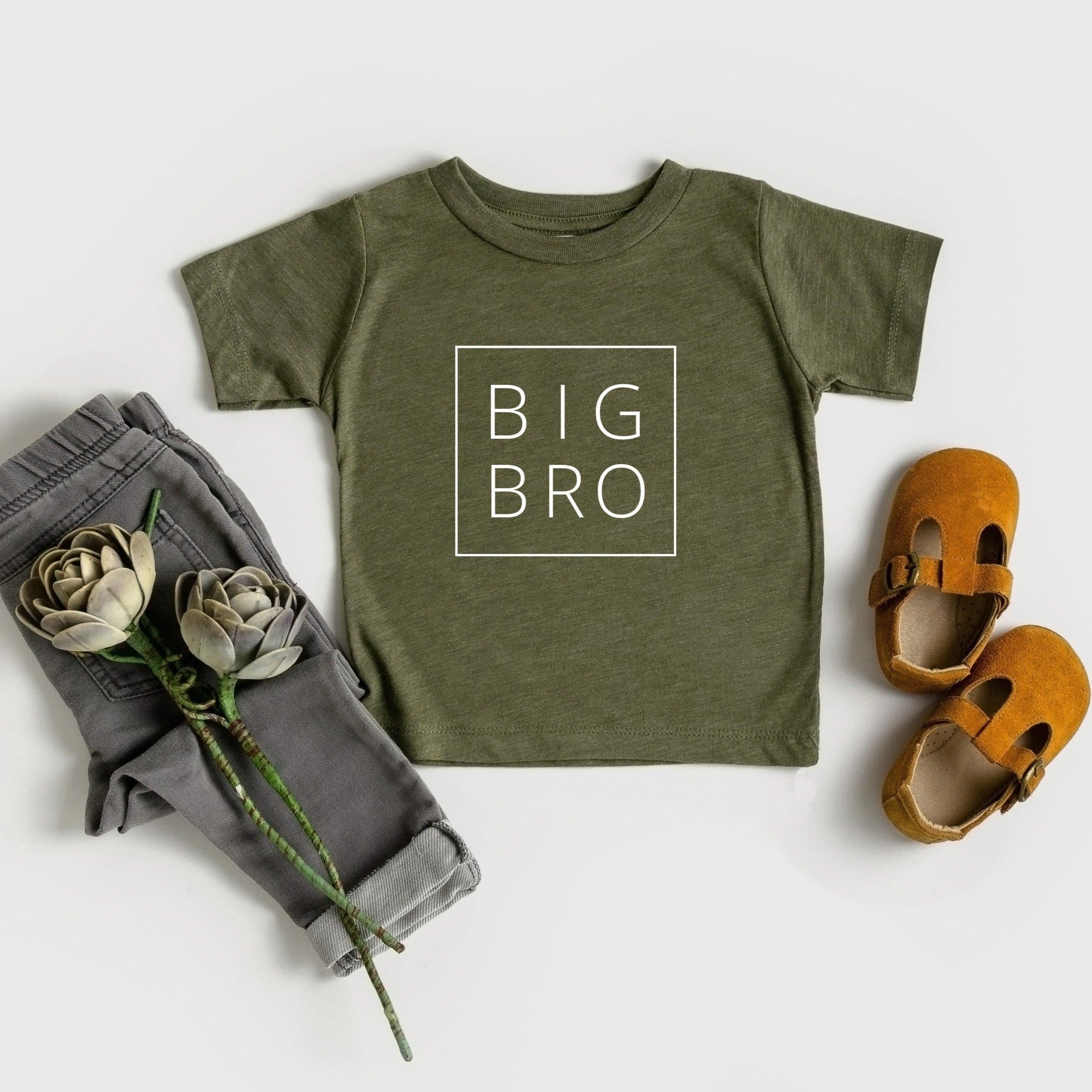 Big Bro Baby And Kids T Shirt (Square)