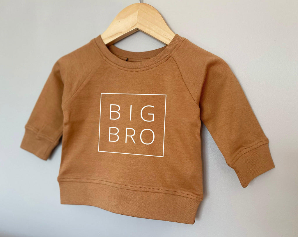 Big Bro Organic Cotton Baby Boy Pullover (Square)