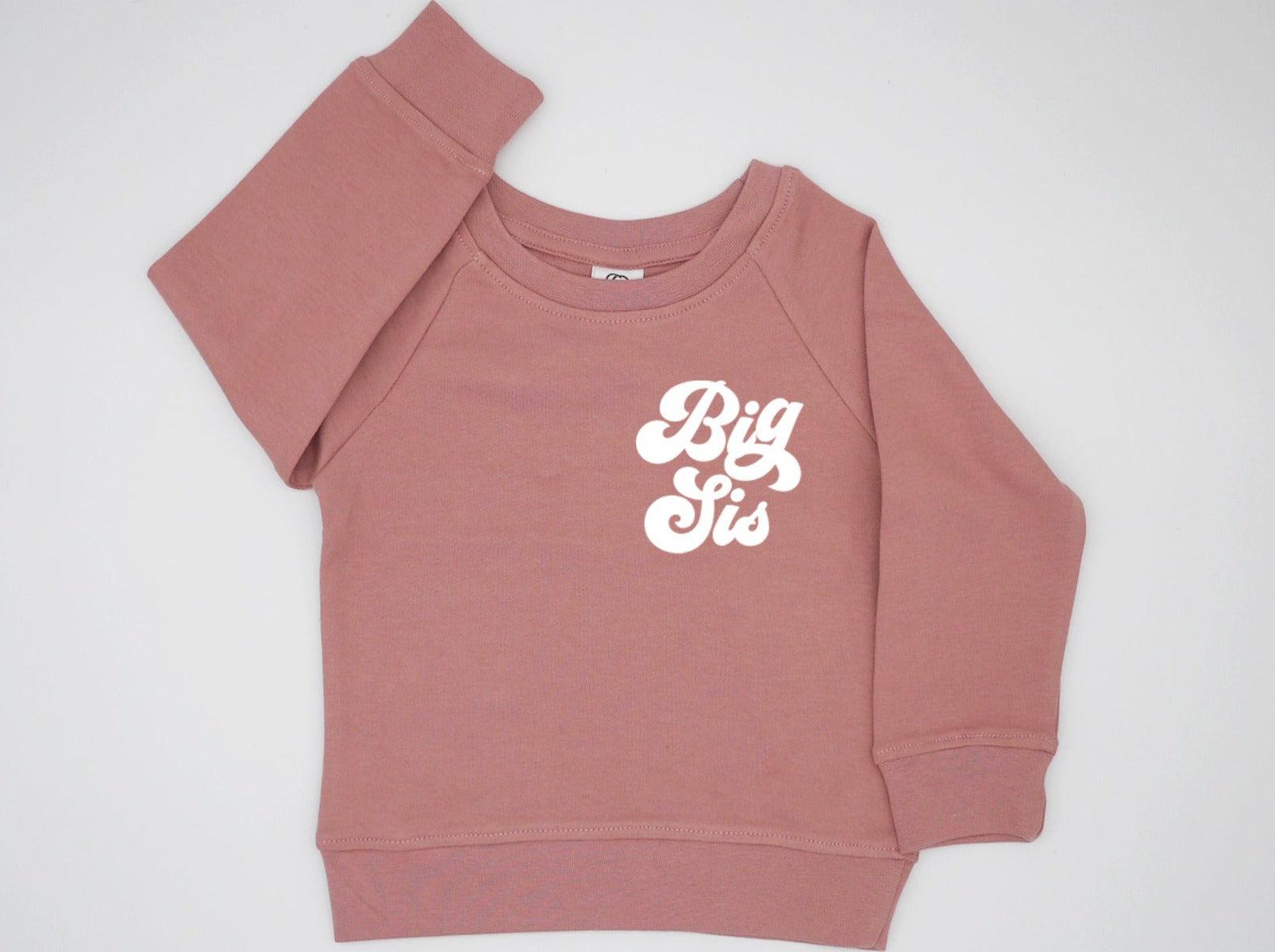 Big Sis Pocket Organic cotton Pullover (Groovy)