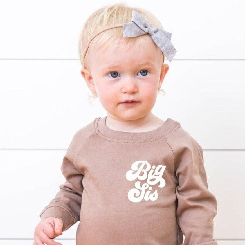 Big Sis Pocket Organic cotton Pullover (Groovy)