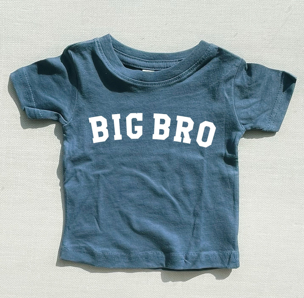 Big bro Baby and Kids T-Shirt | Big brother Pregnancy announcement Sibling Shirt
