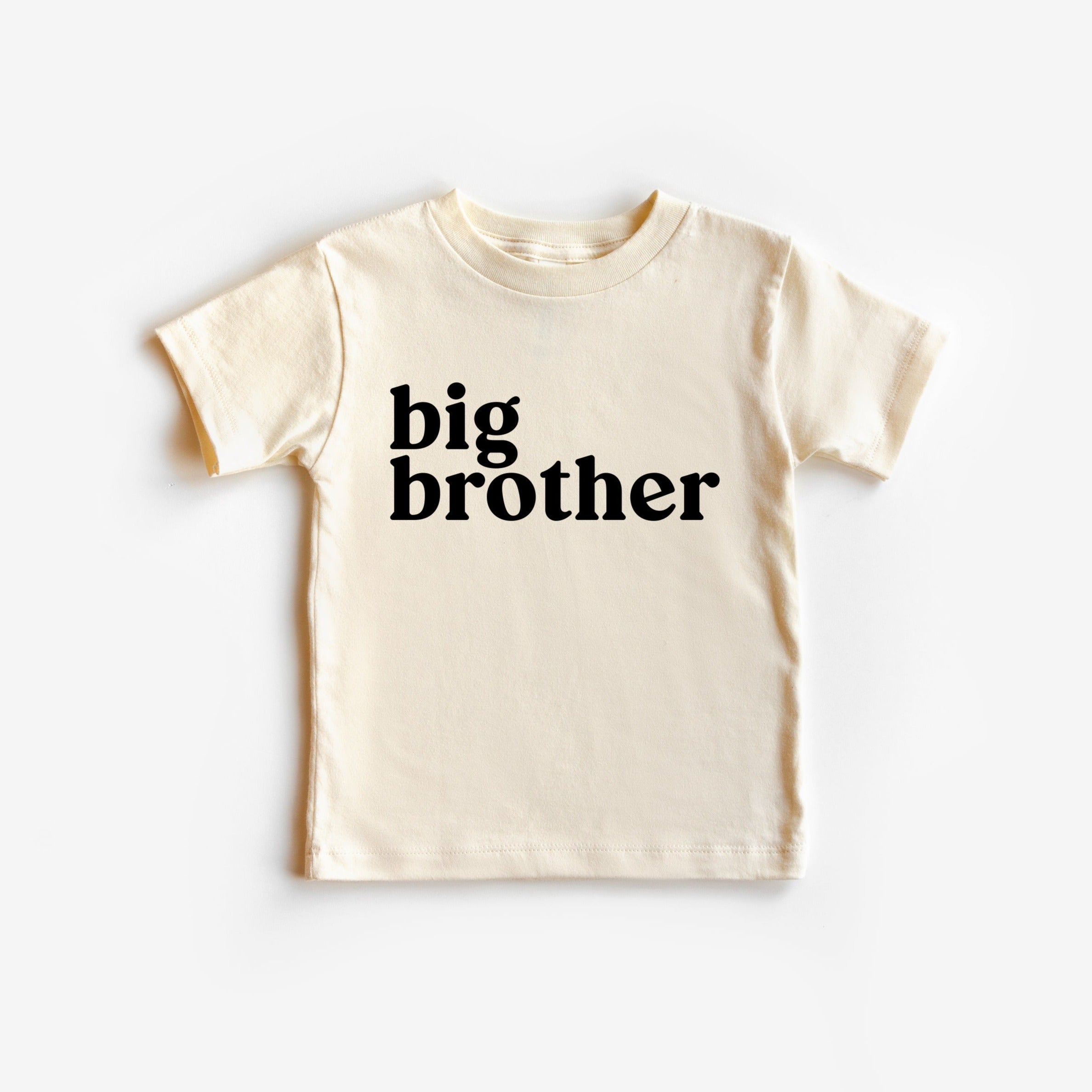 Big brother Baby and Toddler T-Shirt | Sibling Shirt (Serif)